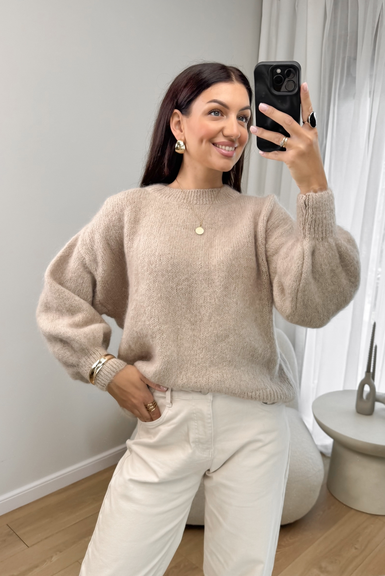 Sweter Beżowy Maggie 3