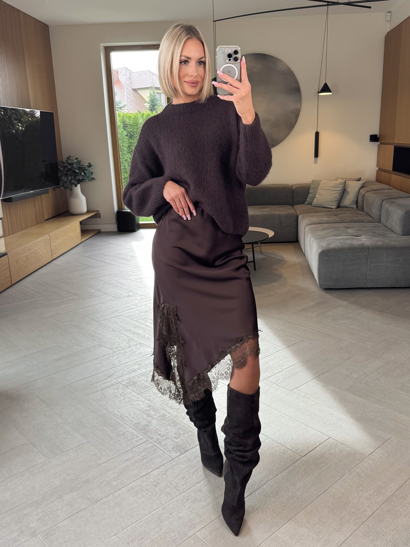 Spódnica Brązowa Miho 5