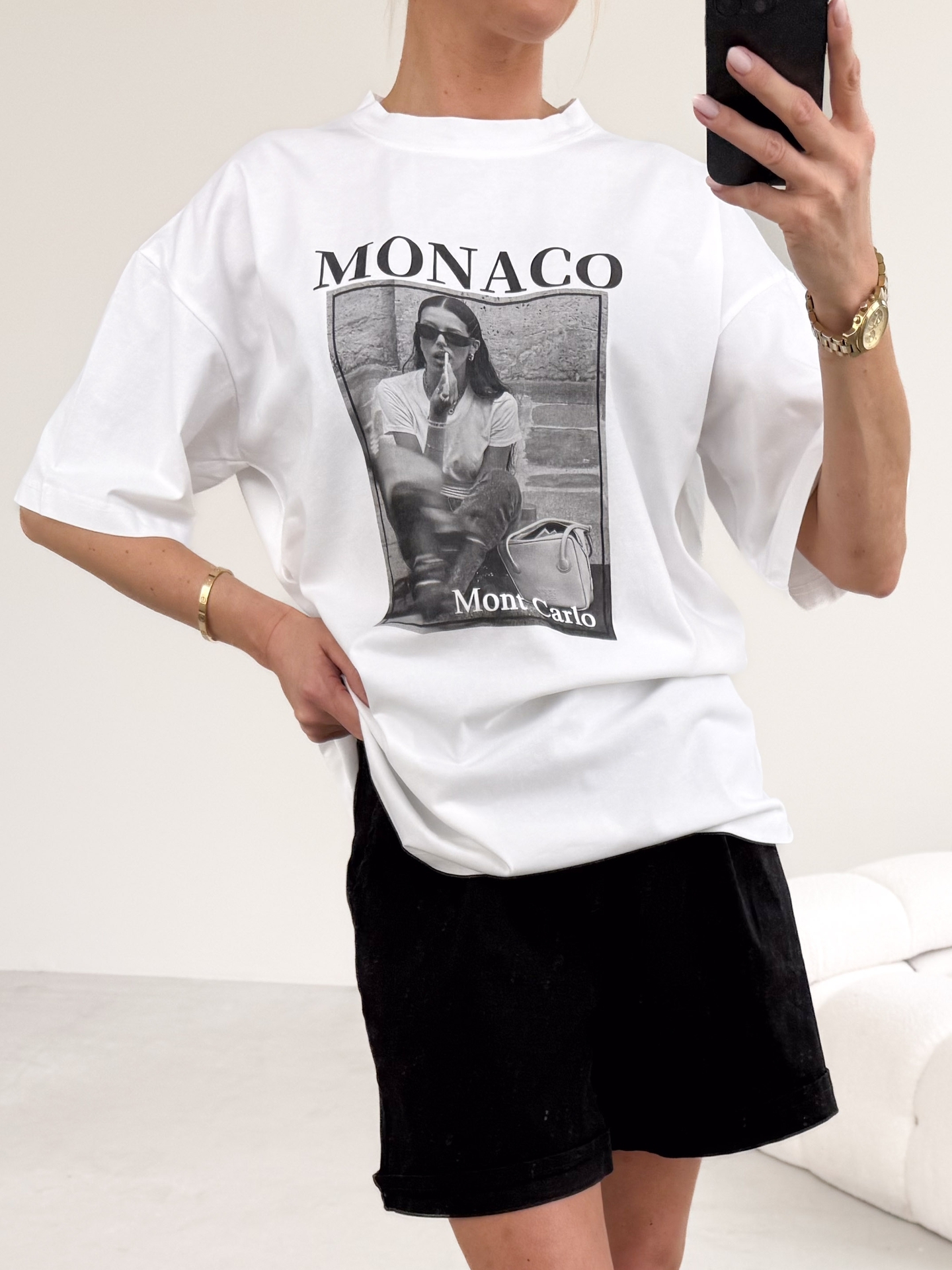 T-shirt Biały Monaco 1