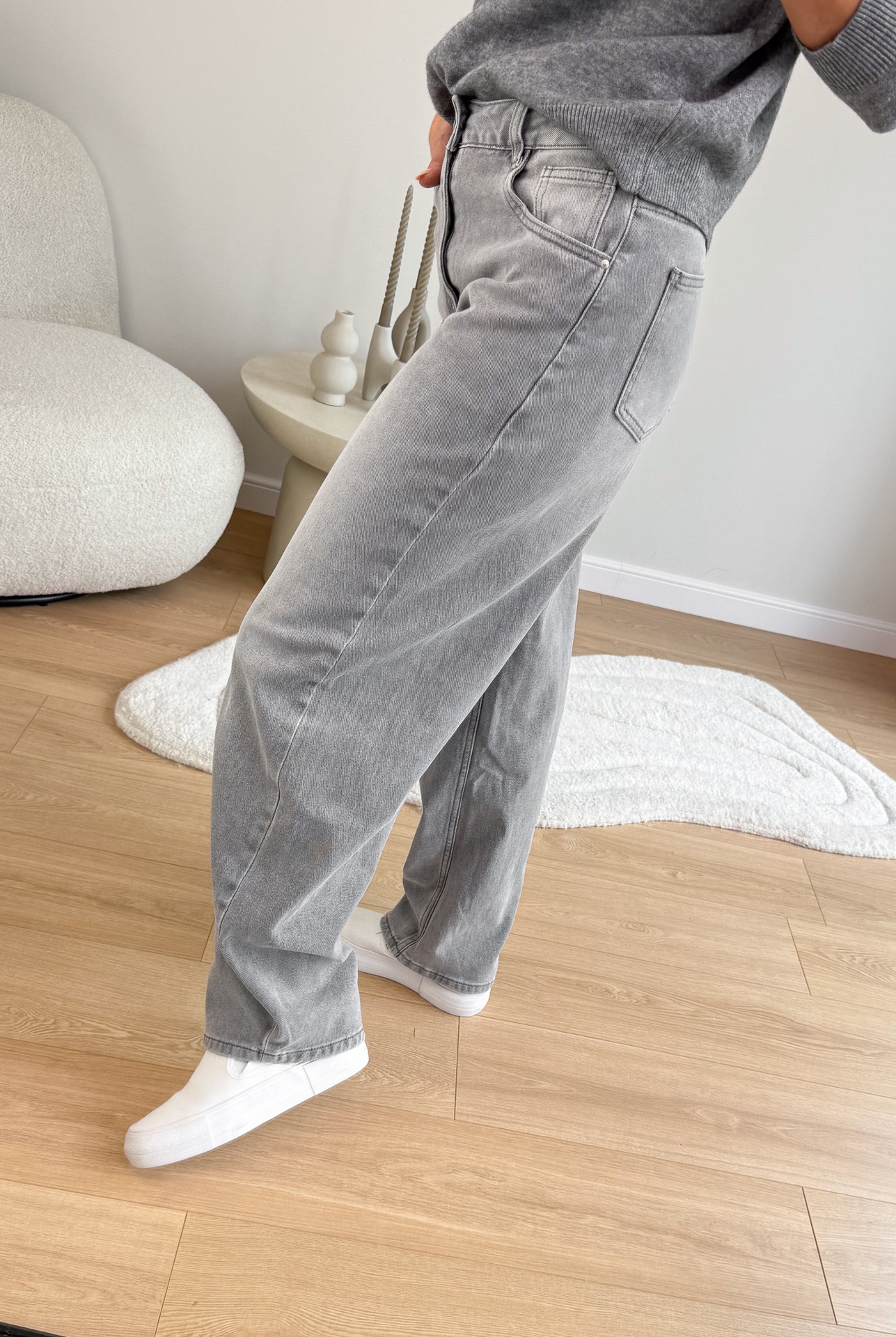 Spodnie Jeansowe Szare Baloo2