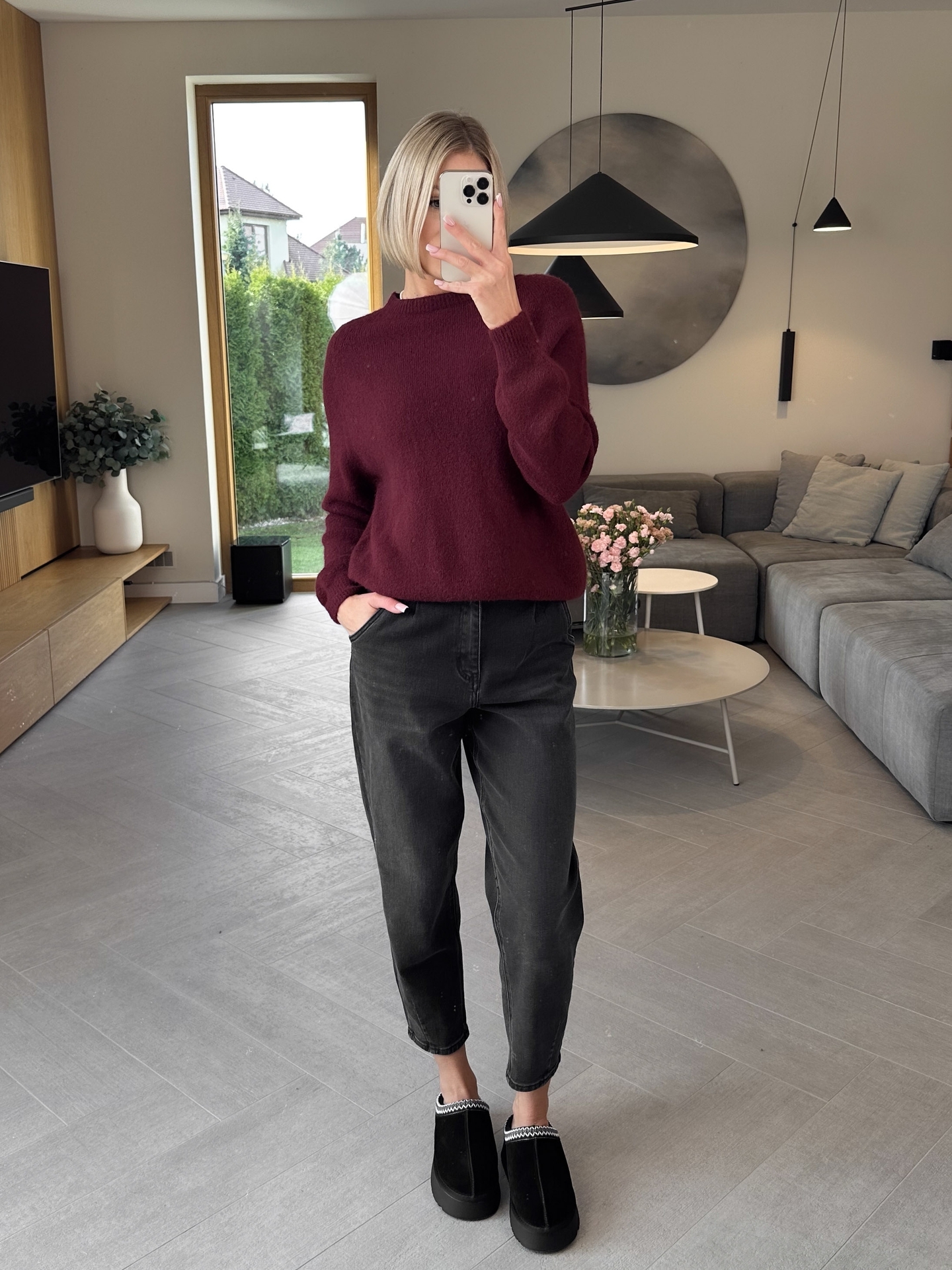 Spodnie Grafitowe Baggy 3