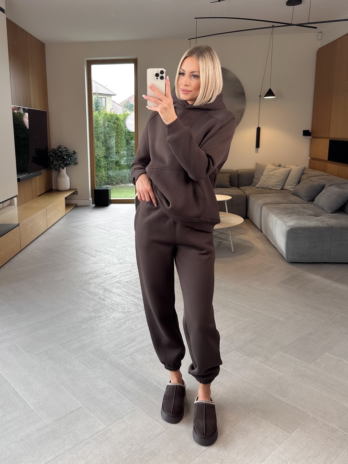 Komplet Ocieplany Brązowy Snugly 3