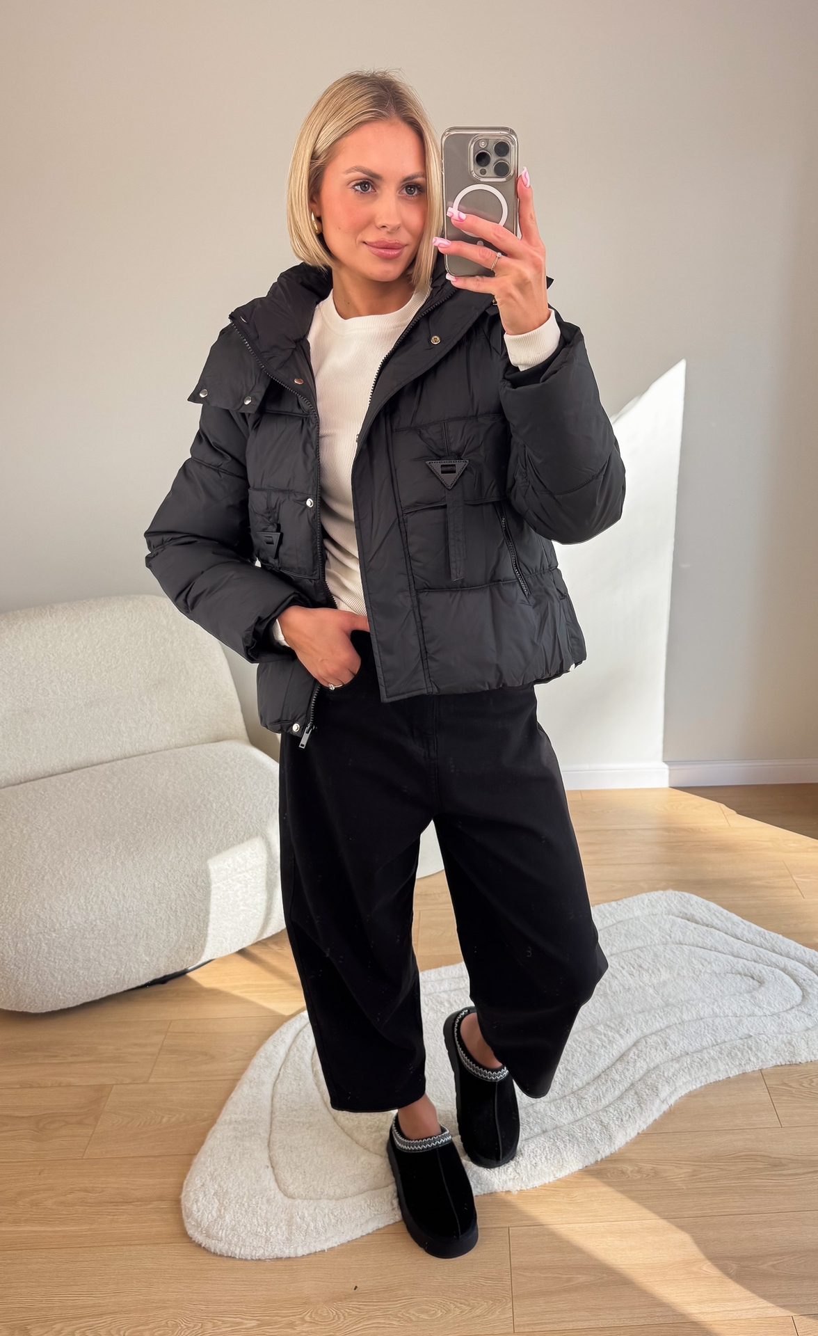Kurtka Zimowa Czarna Softy1
