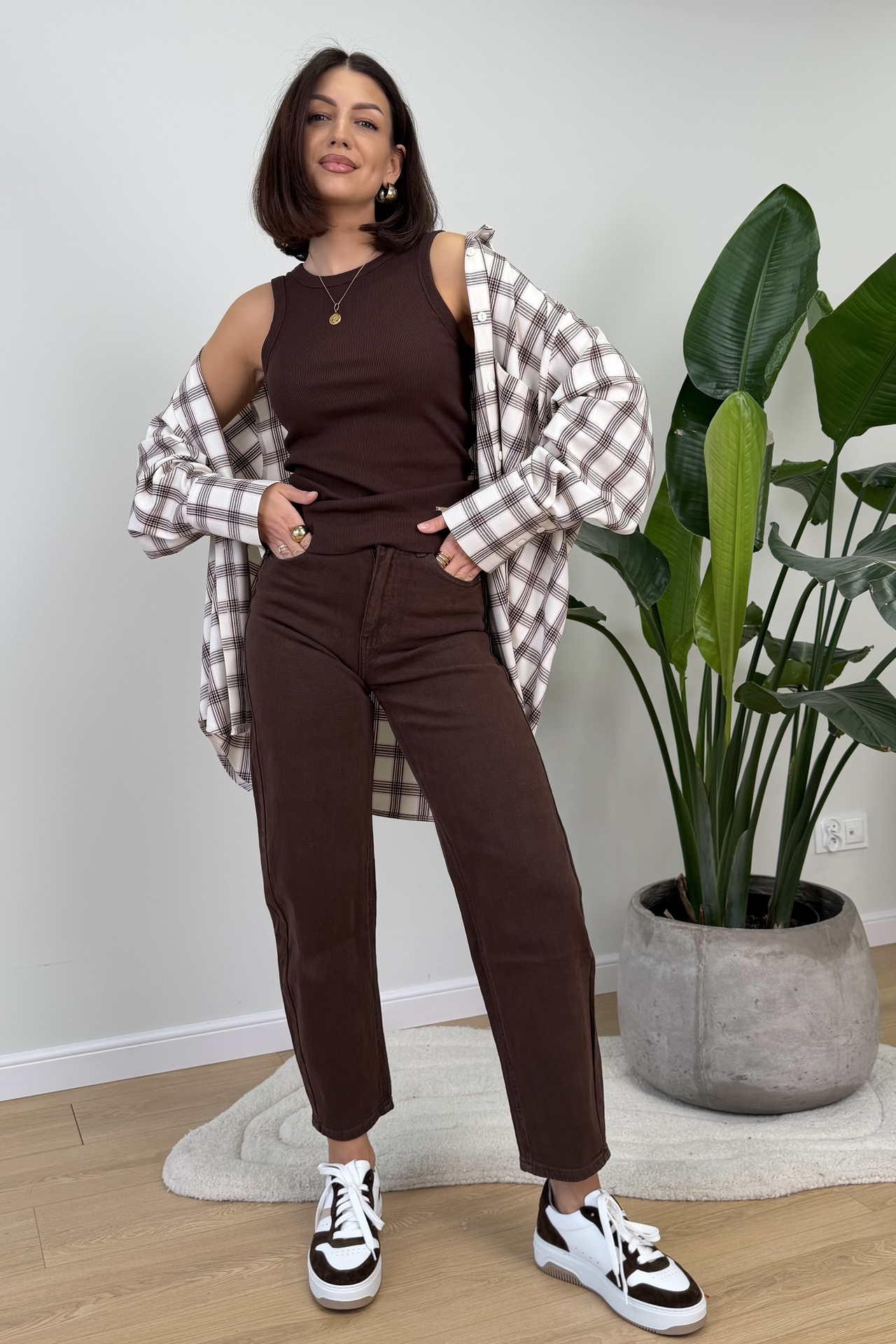 Koszulka Bokserka Brązowa Noti 4