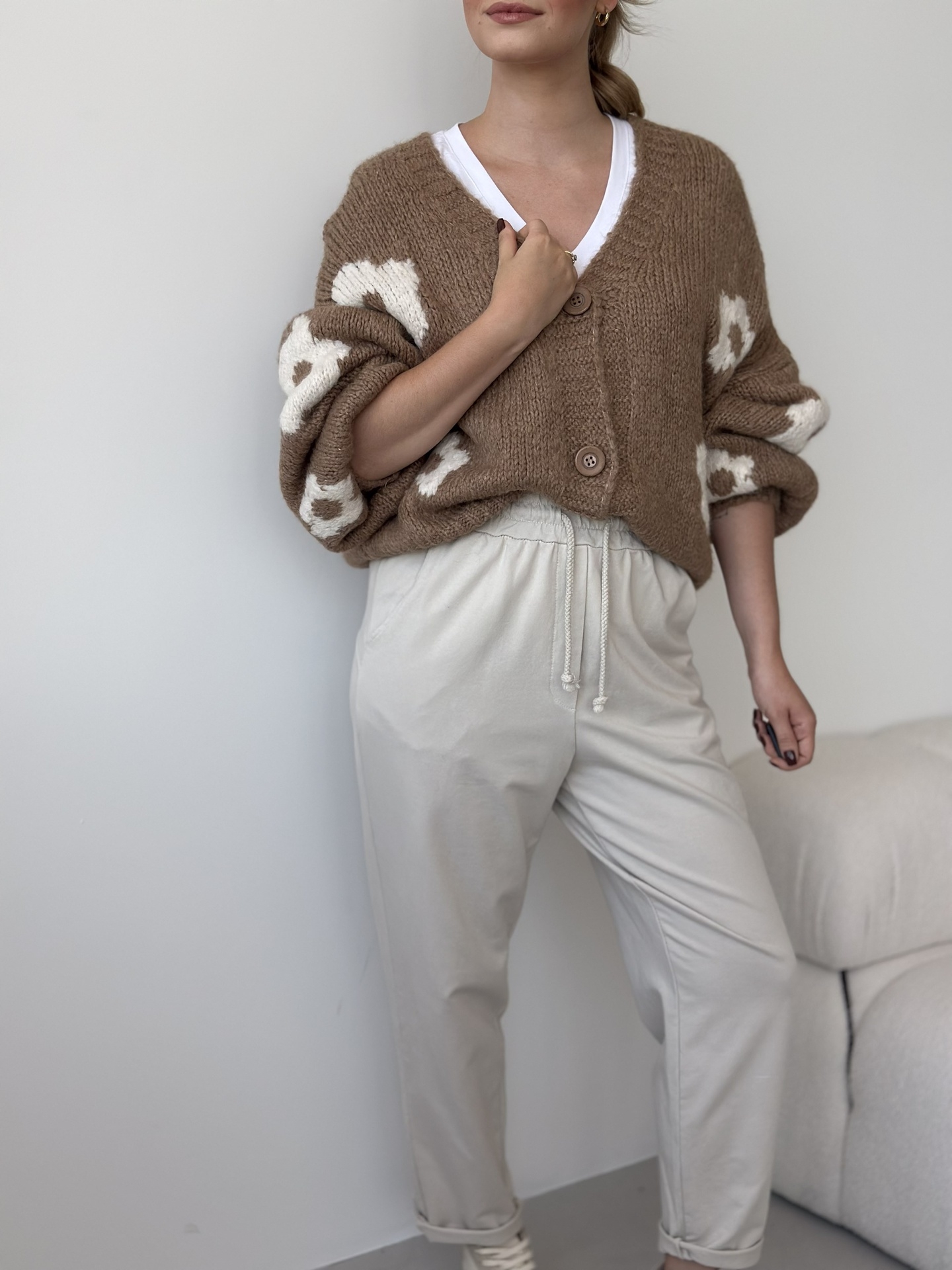 Sweter Alessia Camel