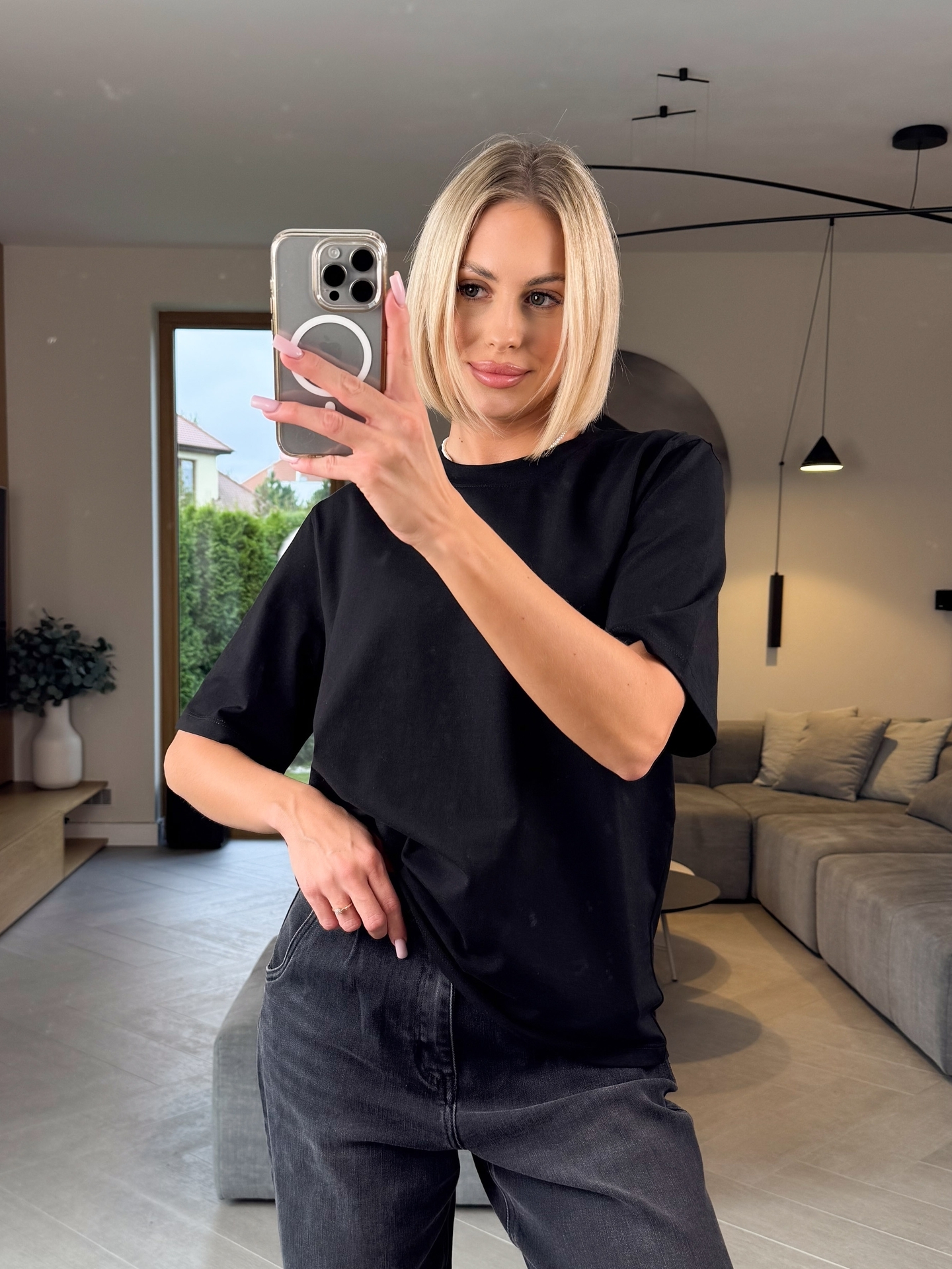 T-shirt Oversize Black 2