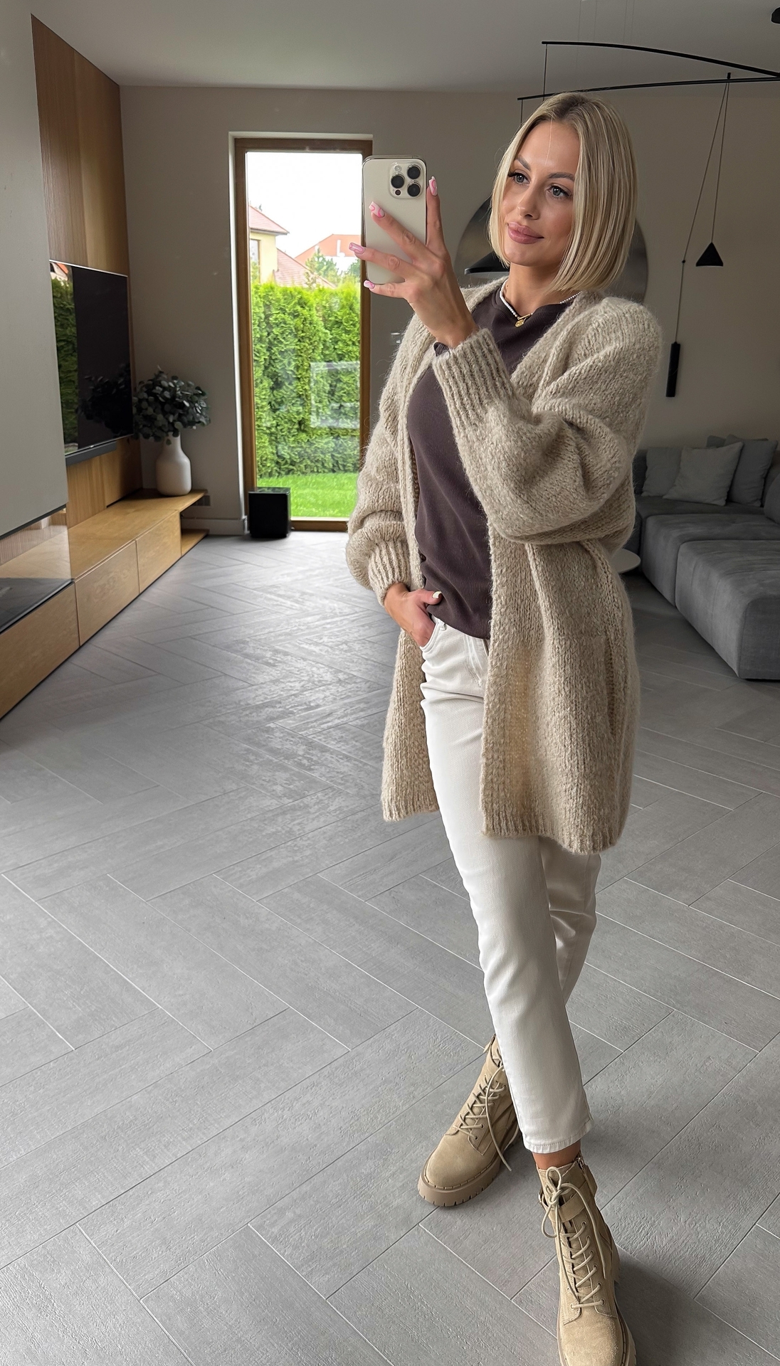 Sweter Beżowy Rees 3