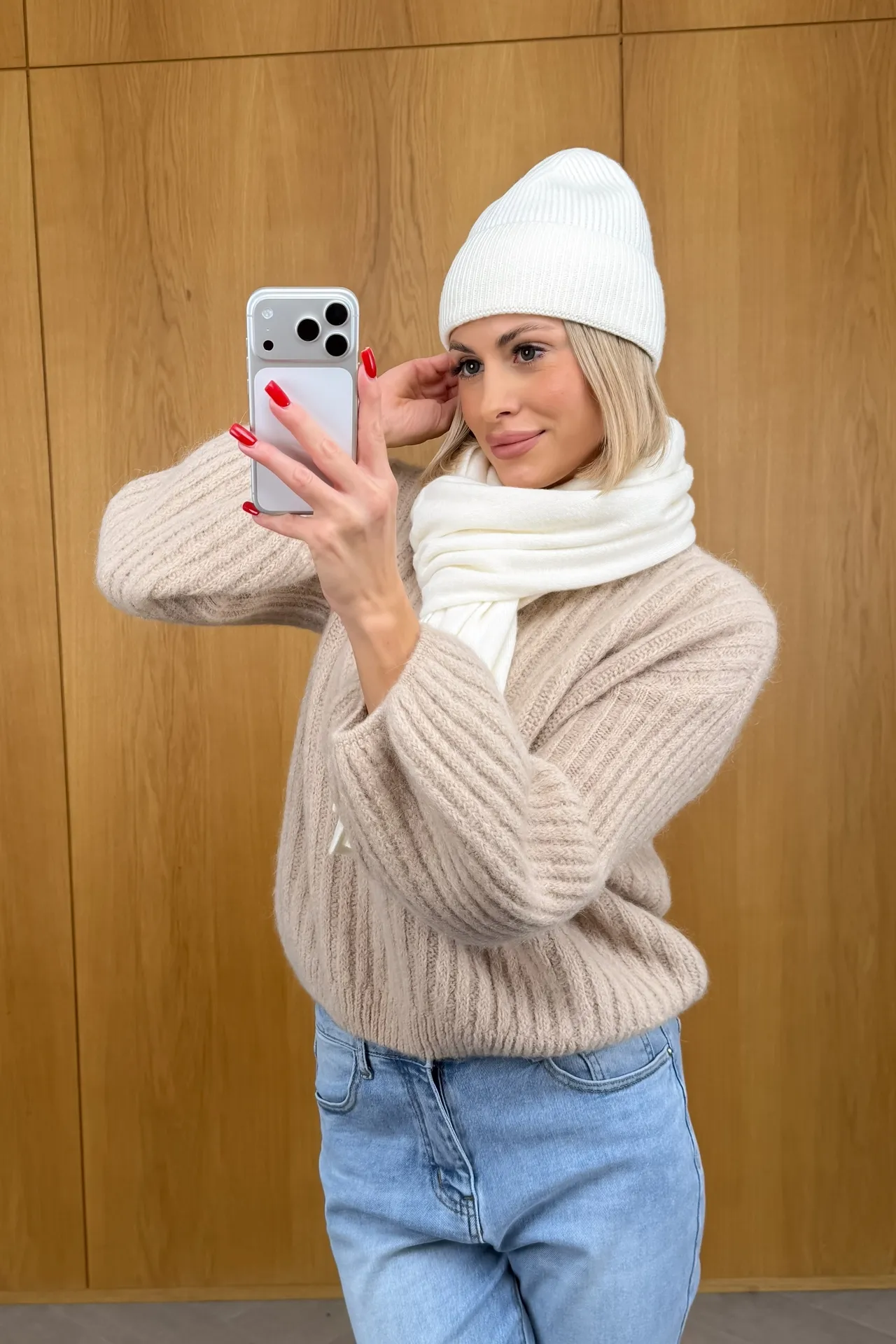 Komplet Kremowy Frost 1