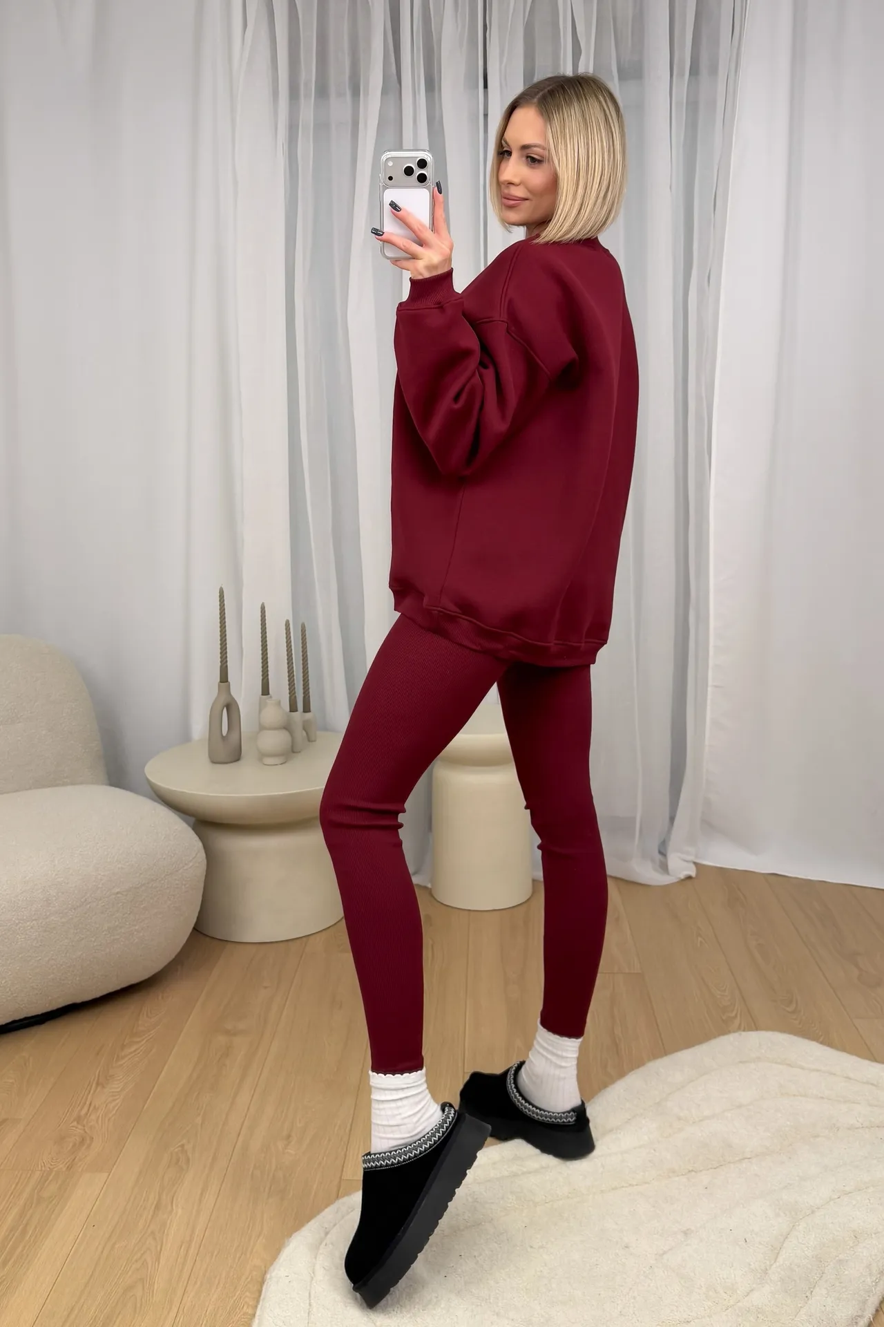 Komplet Ocieplany Bordowy Epic 4