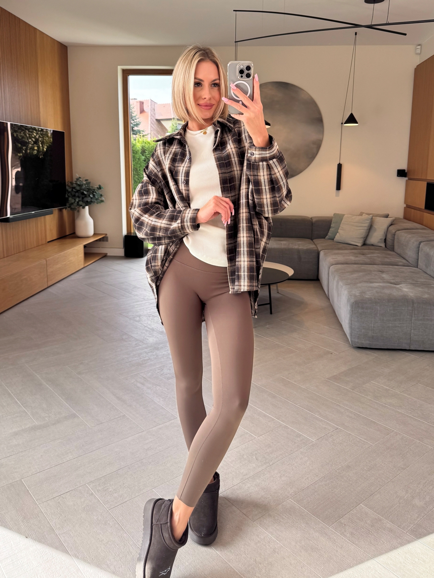 Legginsy Taupe Comfort 1