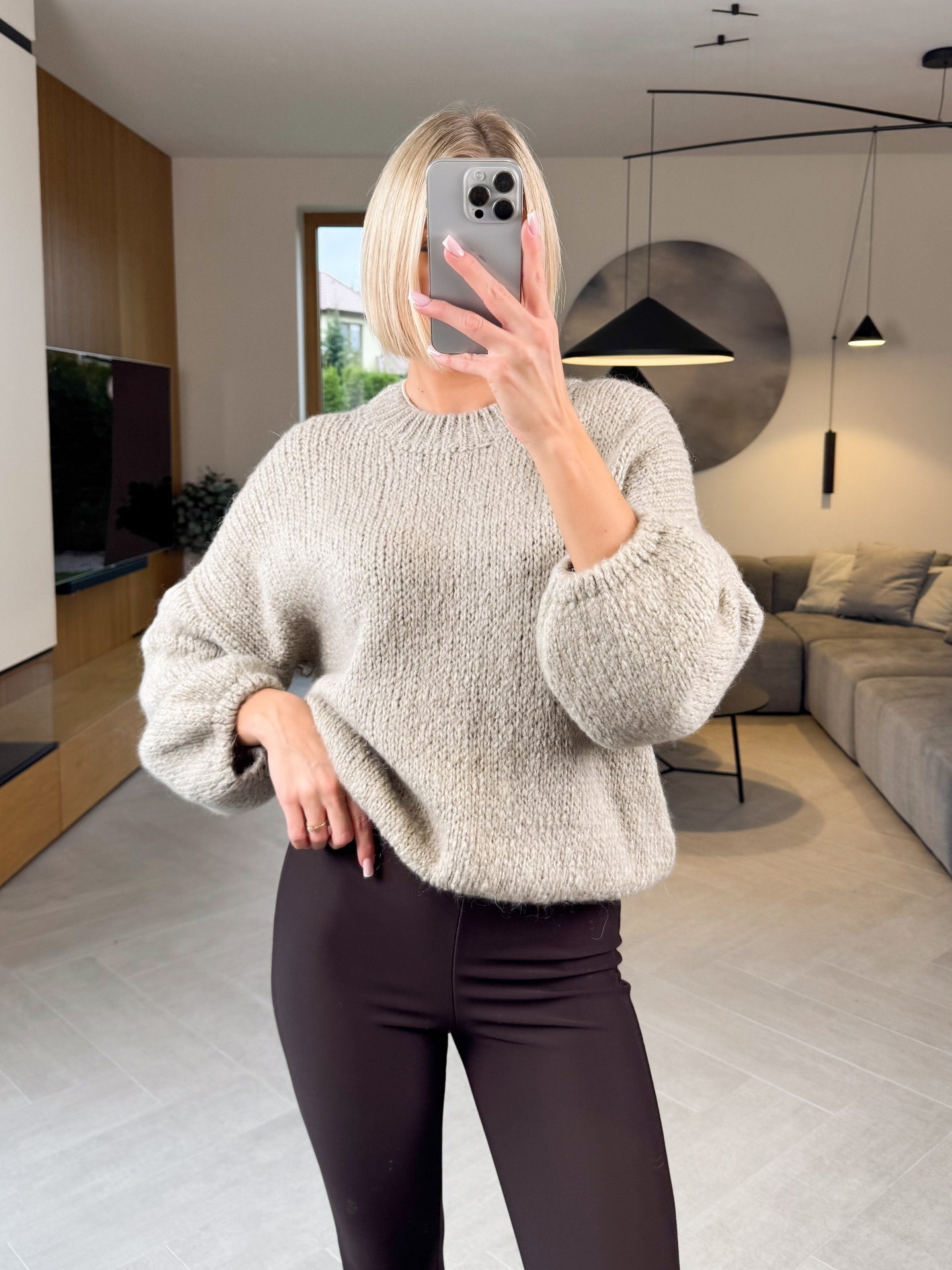 Sweter Beżowy Modi 5