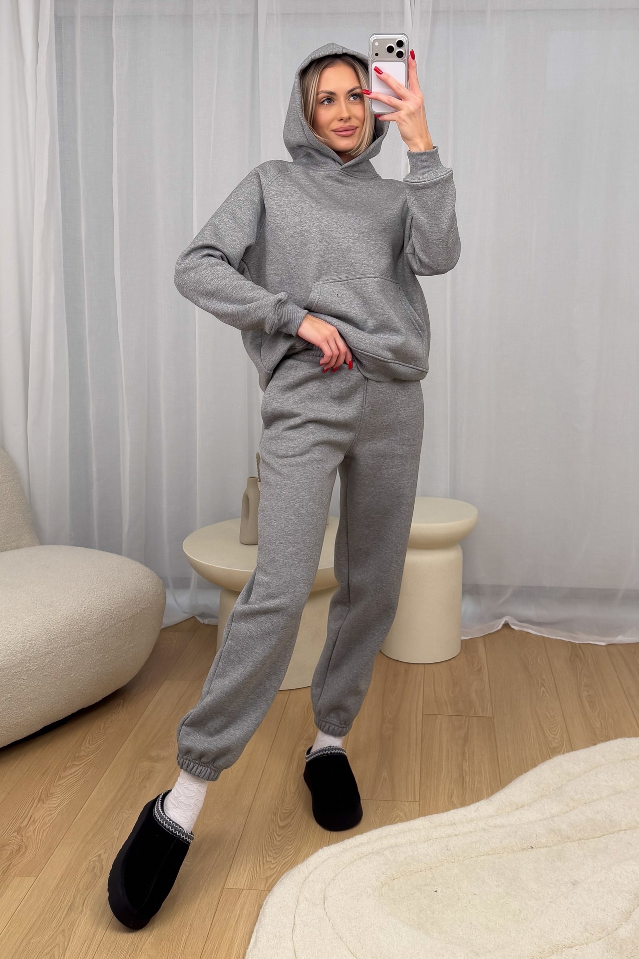 Komplet Ocieplany Ciemny Melanż Snugly 3