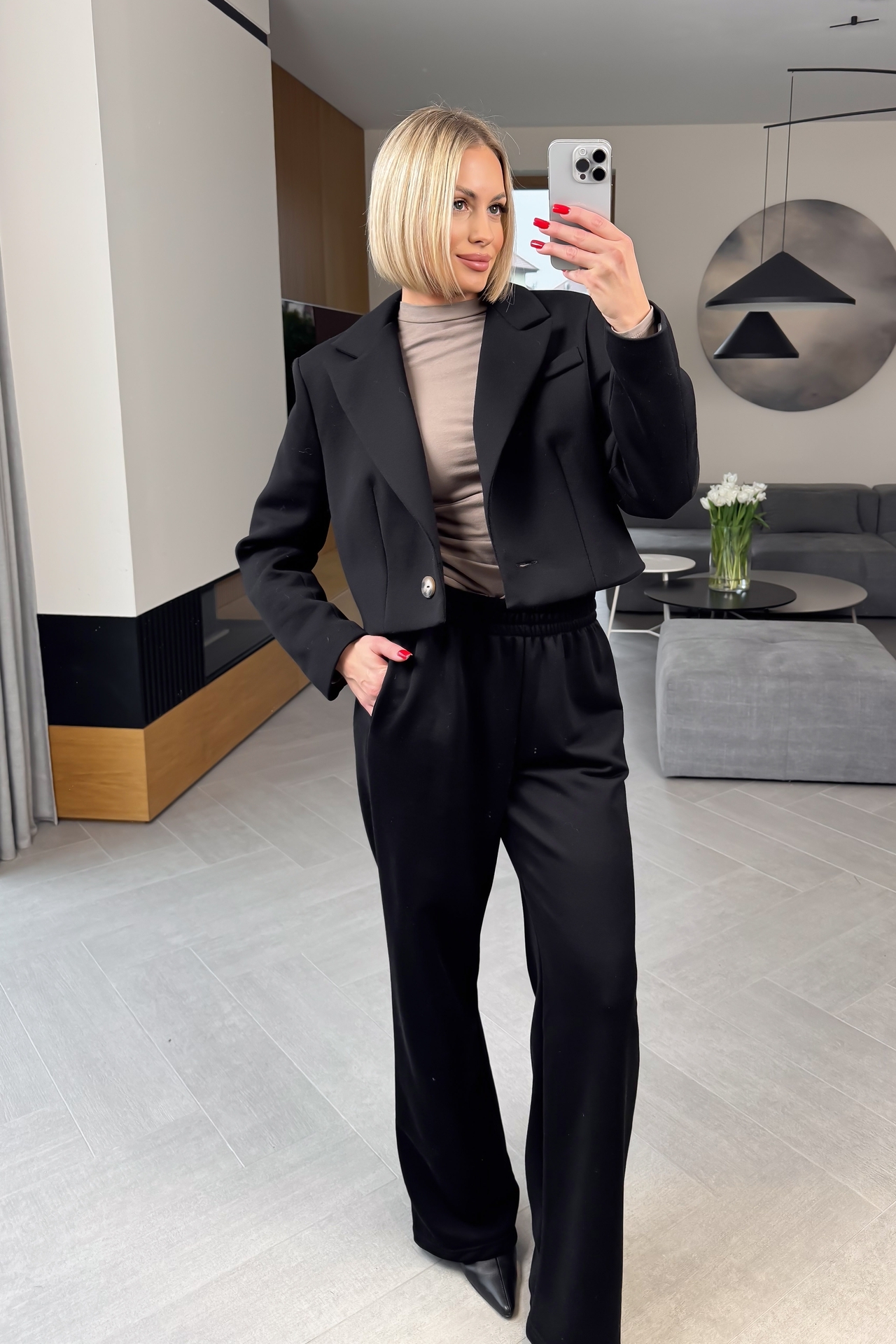 Komplet Czarny Louis 1