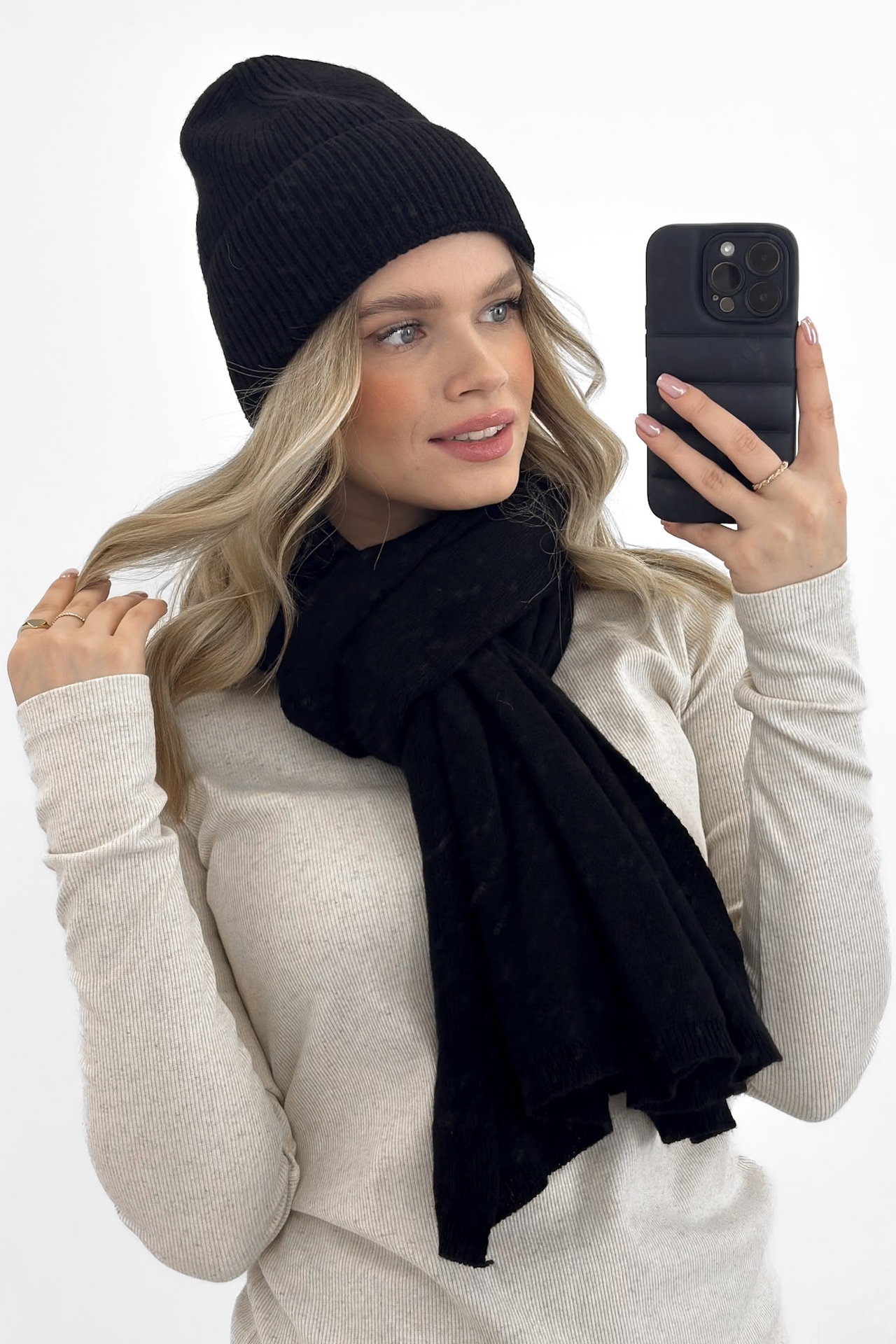 Komplet Czarny Frost