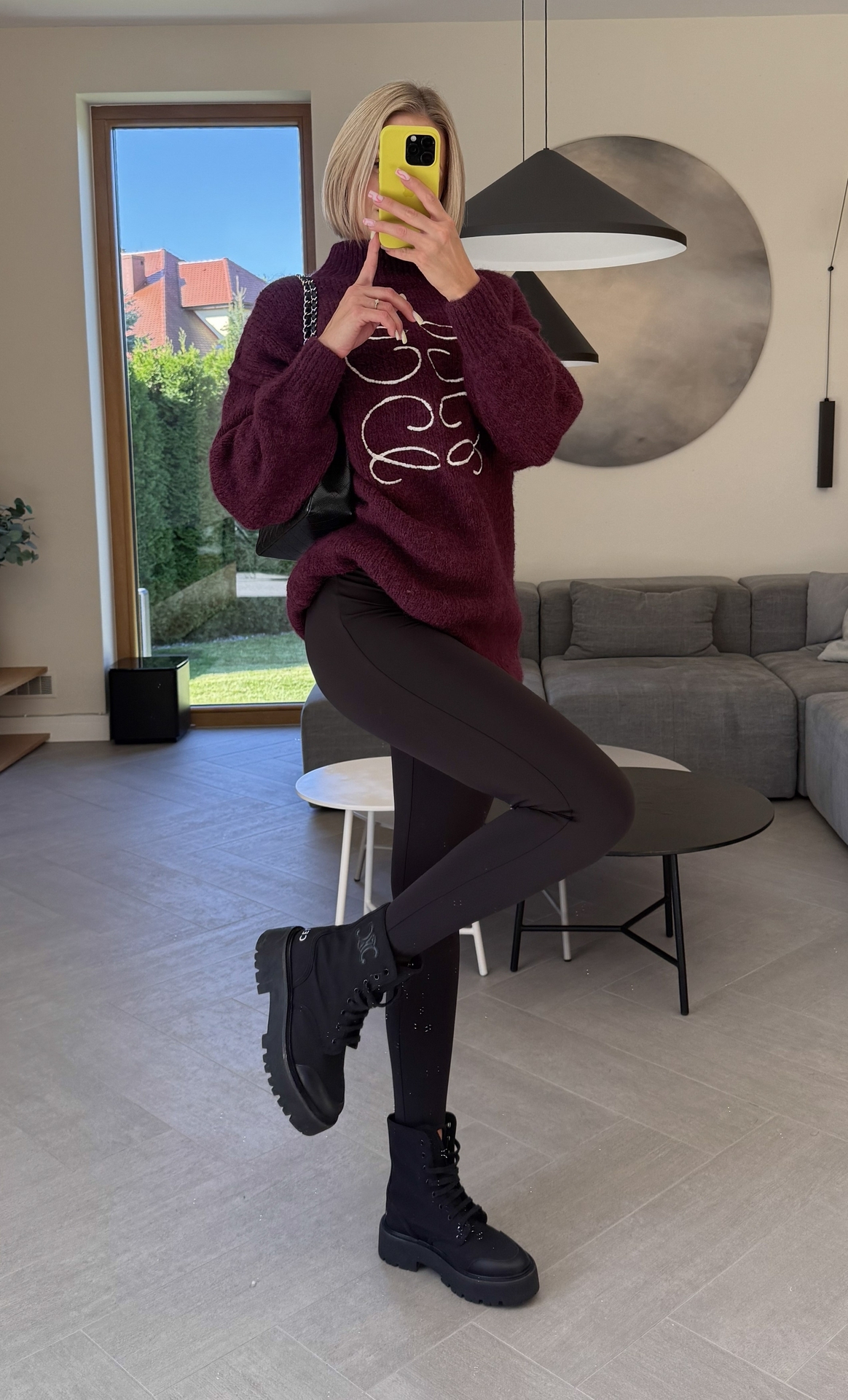 Sweter Bordowy Flame 3