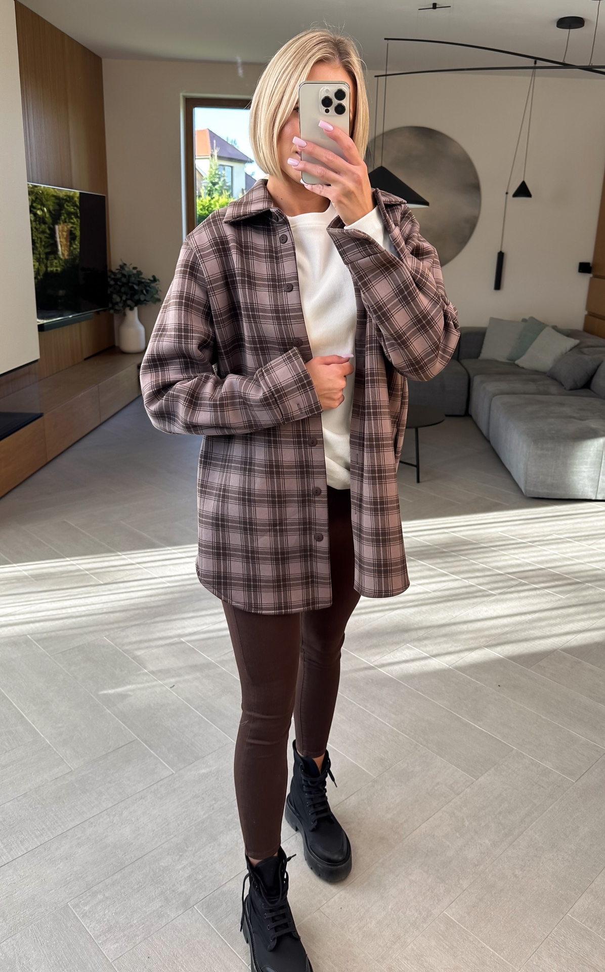 Spodnie Brązowe Skinny 3