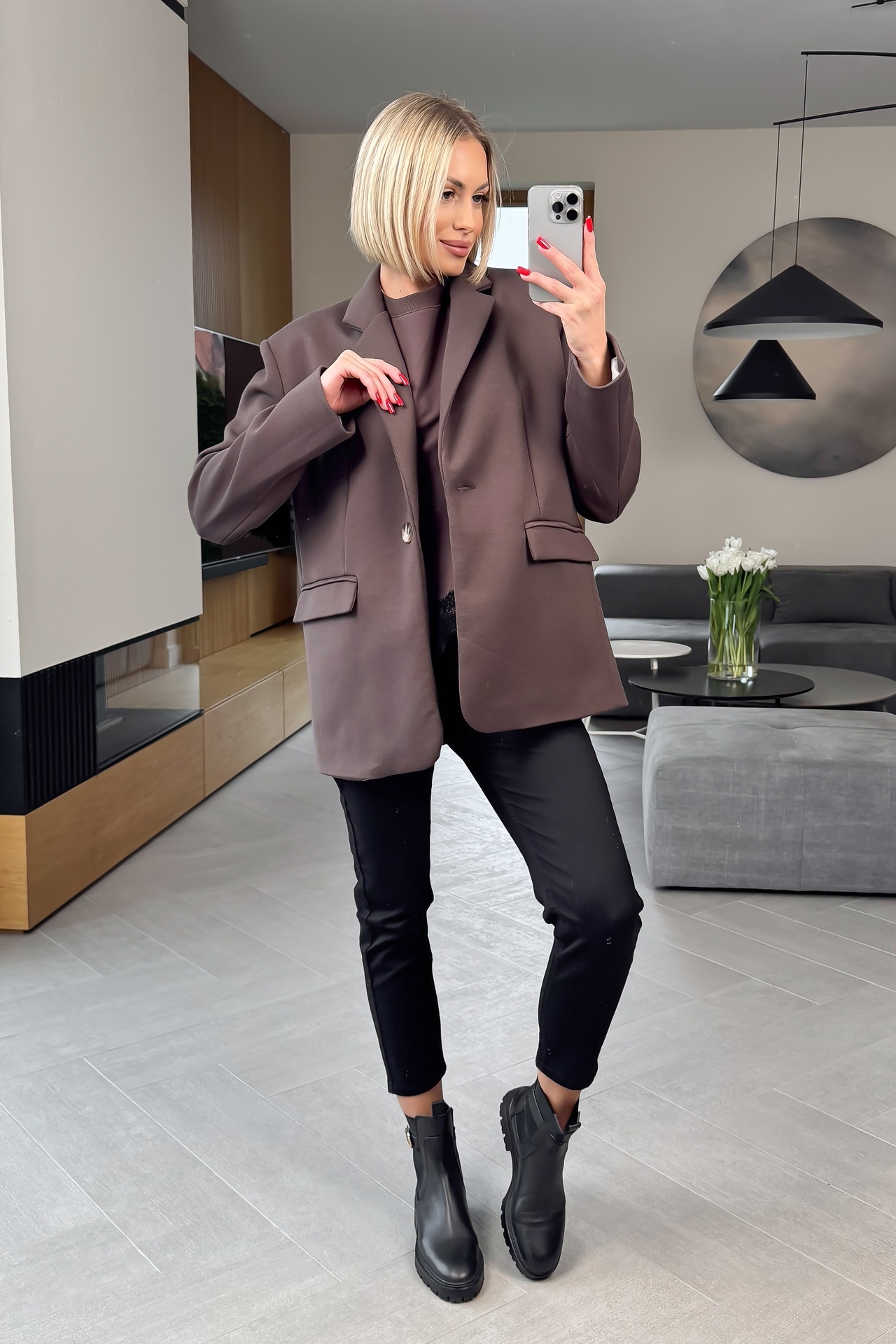 Marynarka Brązowa Olea 1