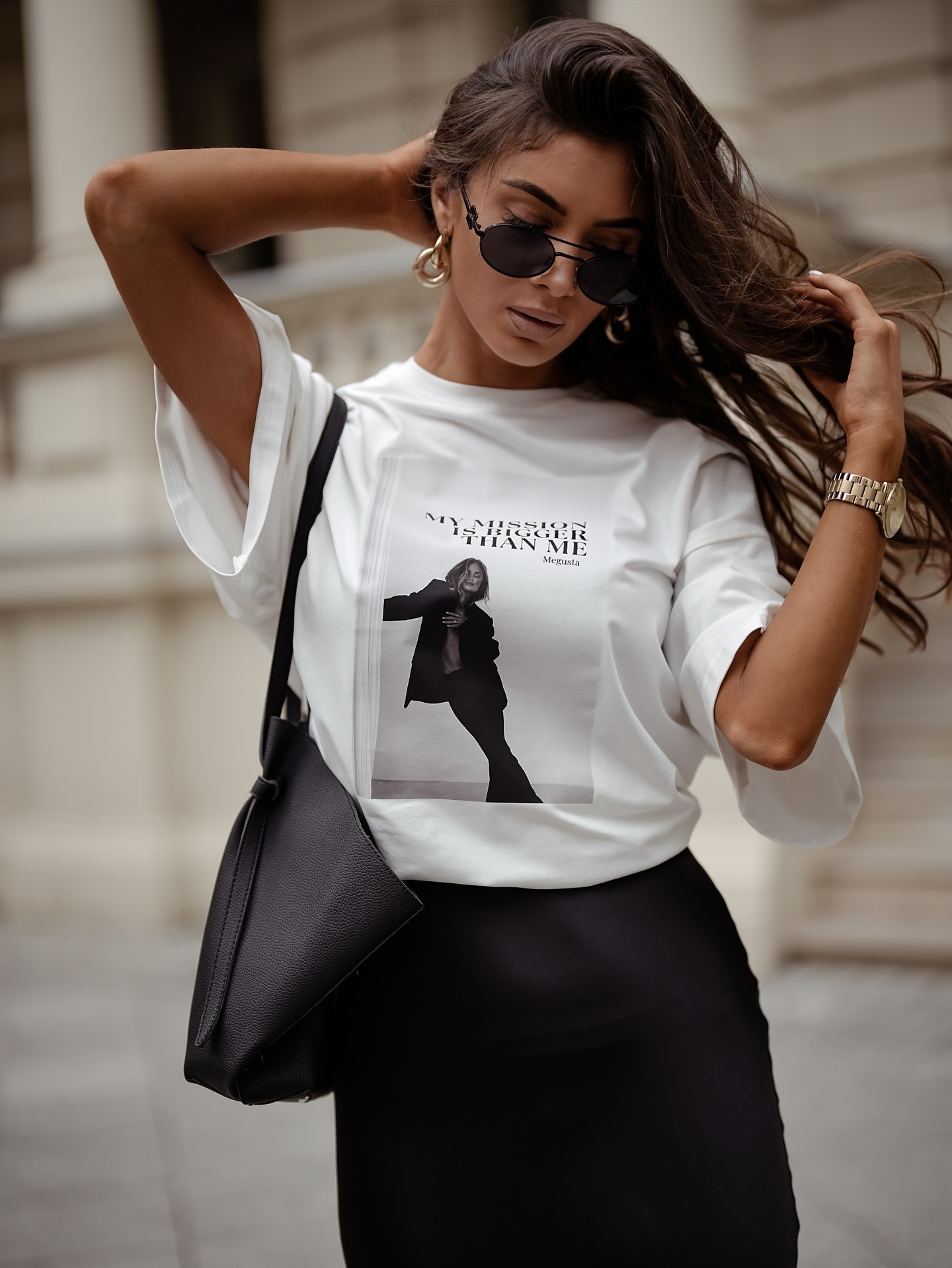 T-shirt Kremowy Mission 1