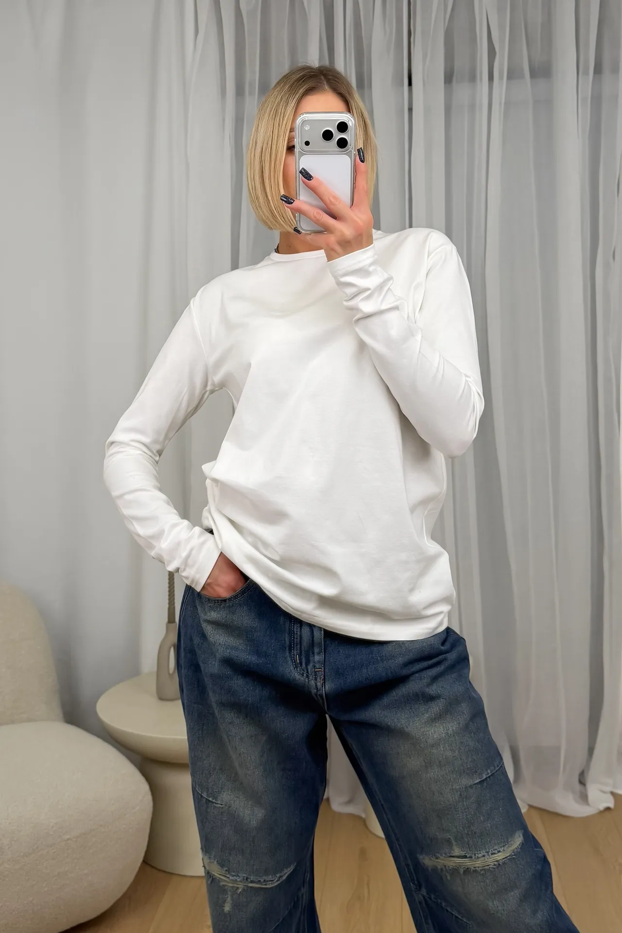 Bluzka Basic White 5