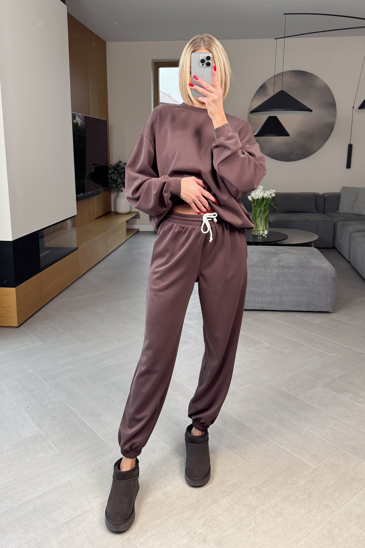 Komplet Masełko Baggy Brązowy 4