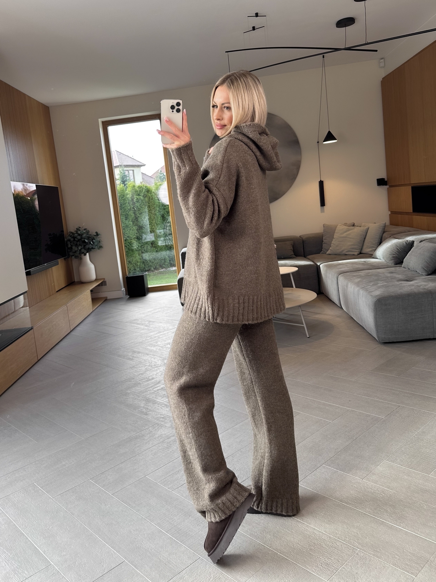 Komplet Sweterkowy Taupe Lyn 1