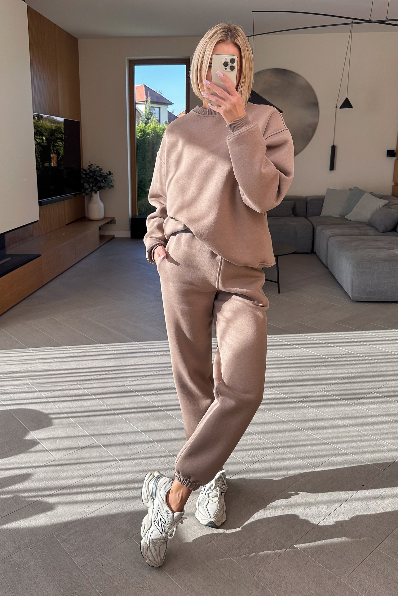 Komplet Taupe Ocieplany Baggy 3