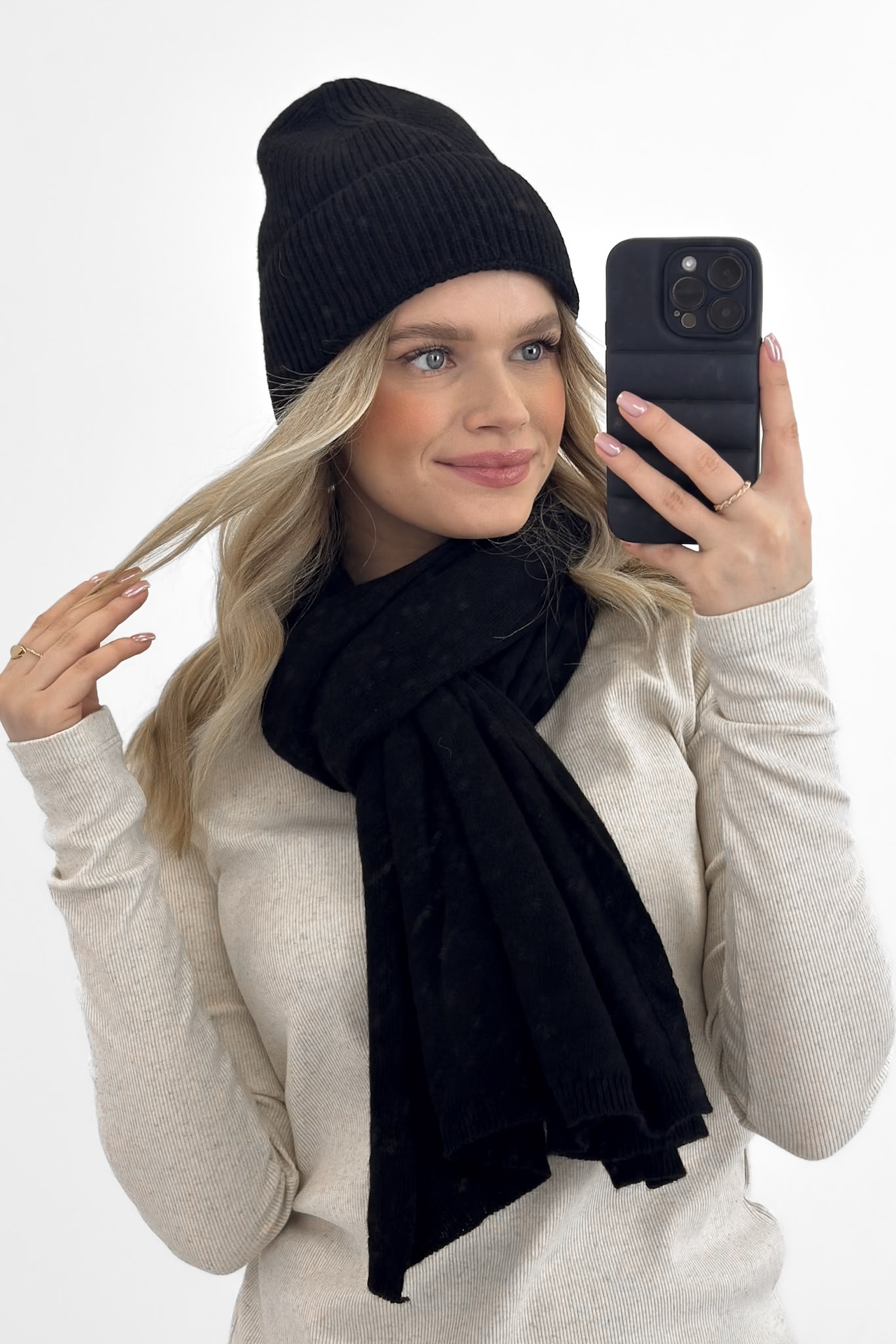 Komplet Czarny Frost