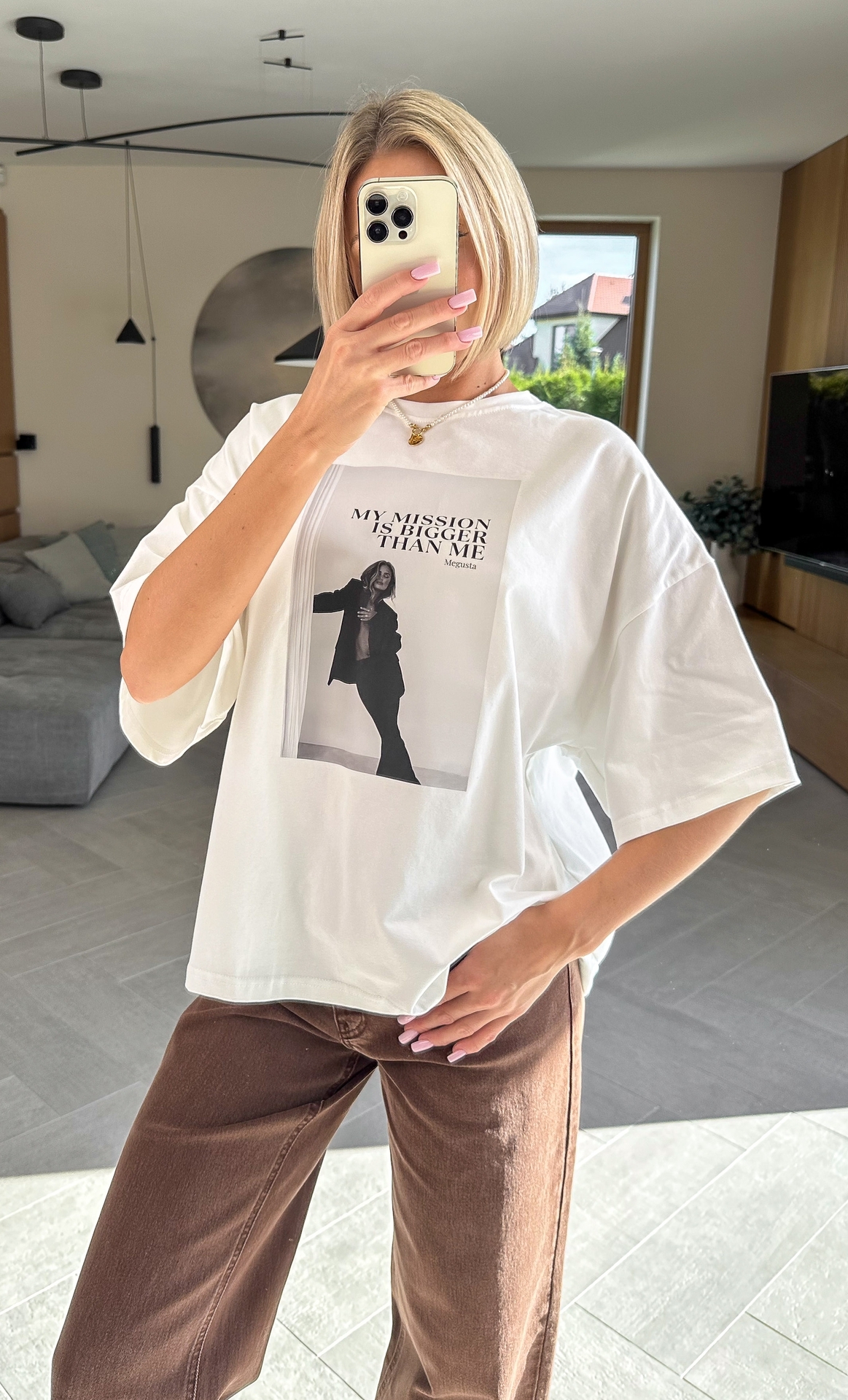 T-shirt Kremowy Mission 5