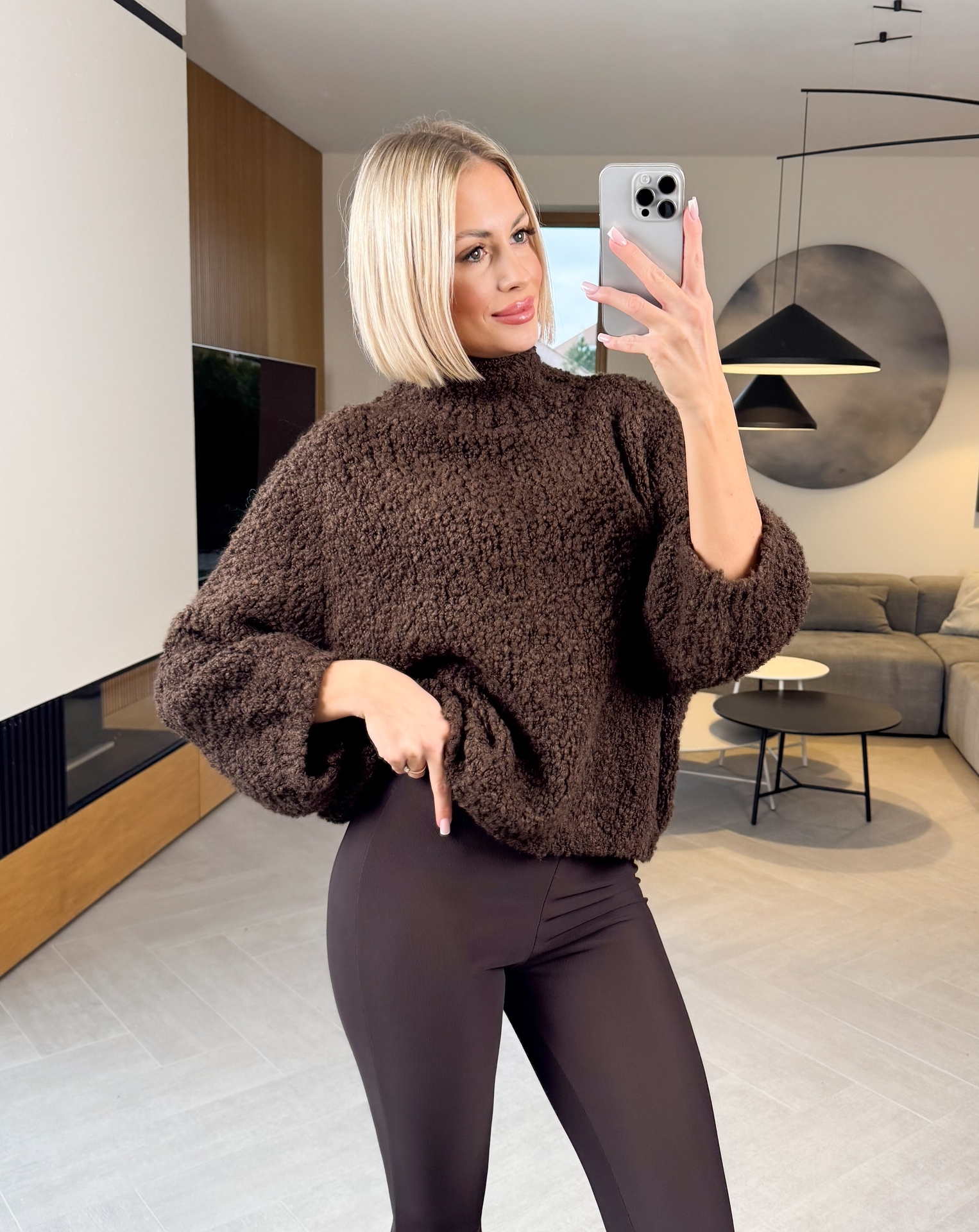 Sweter Brązowy Bliss 3