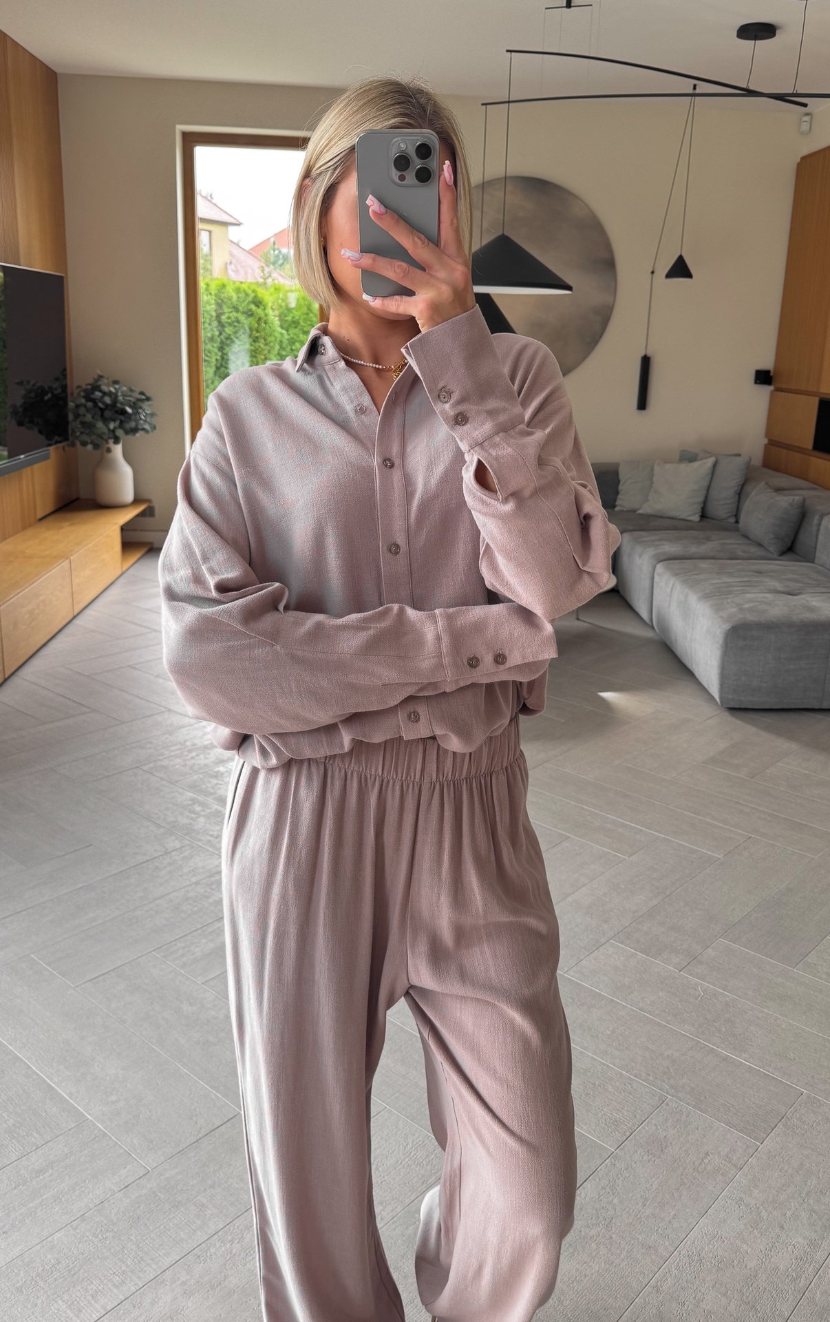 Komplet Damski Rayon Taupe