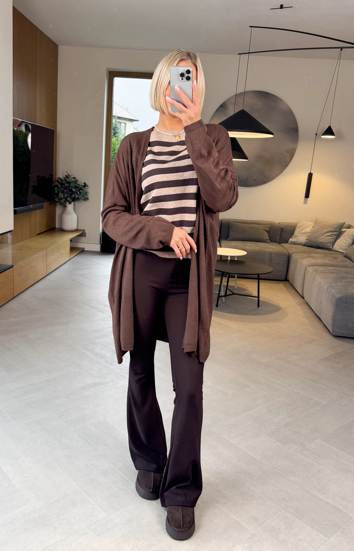 Kardigan Brązowy Soft 3