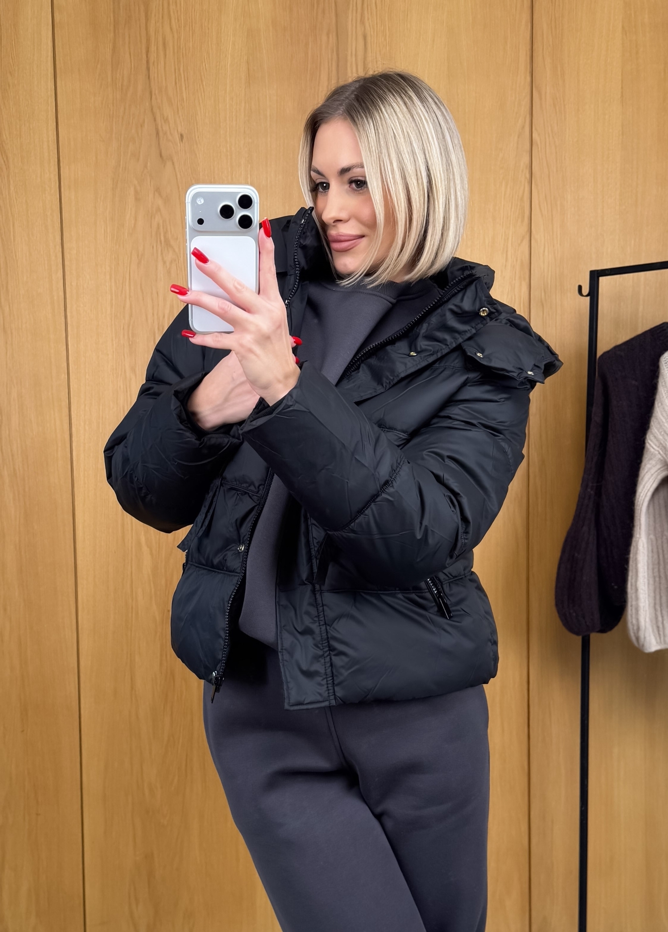 Kurtka Zimowa Czarna Softy 3