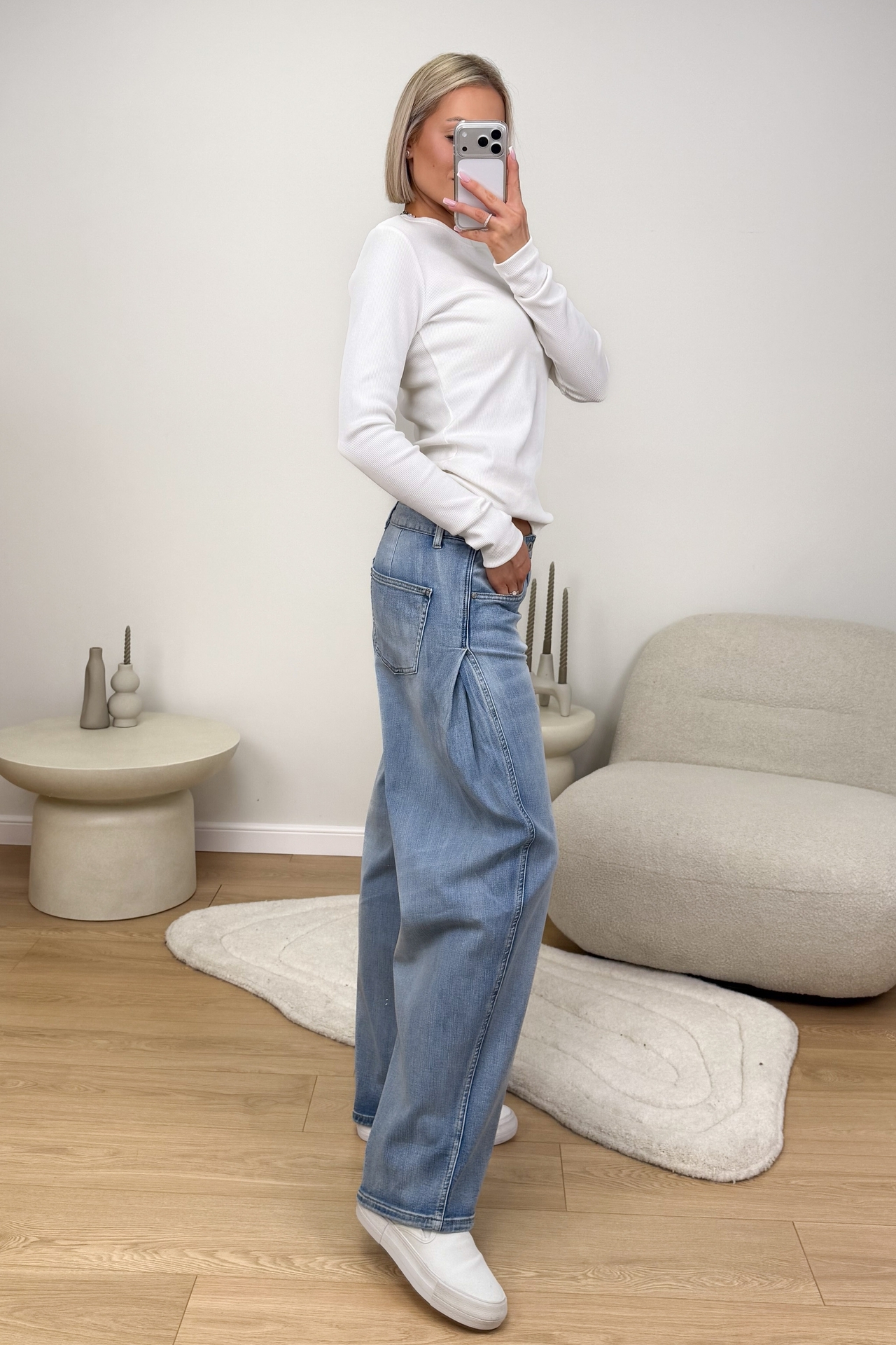 Spodnie Jeansowe Wide Fade 3