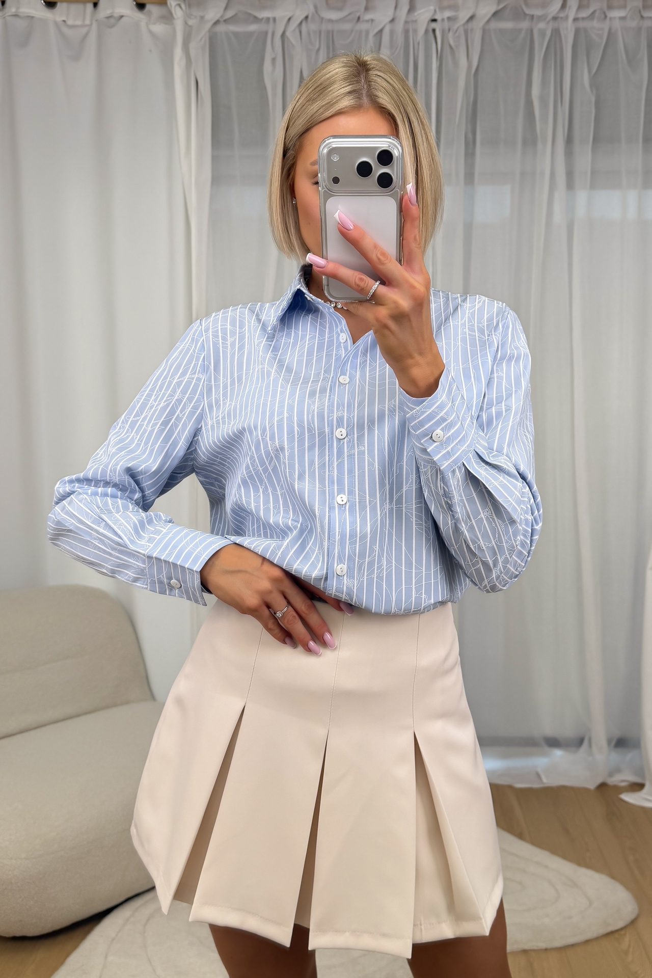 Spódnico-spodnie Kremowy Malia 4