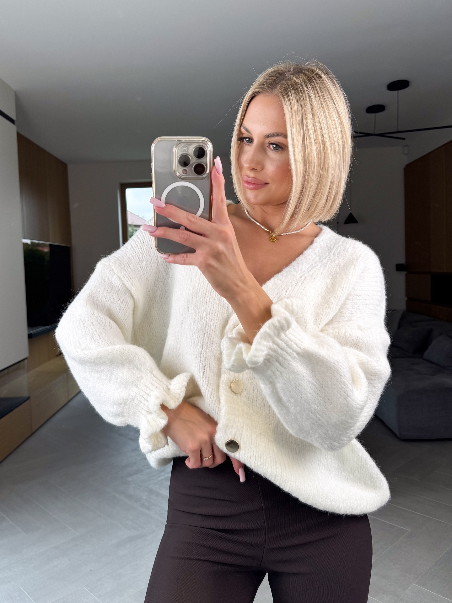 Sweter Kremowy More 3