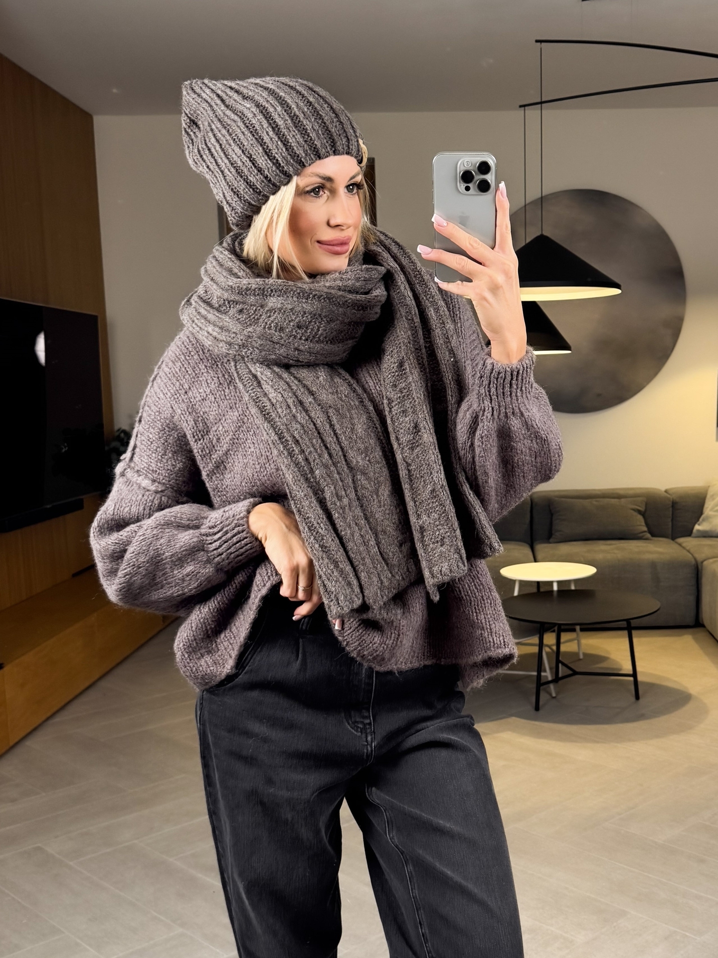 Komplet Brązowy Harmony 3