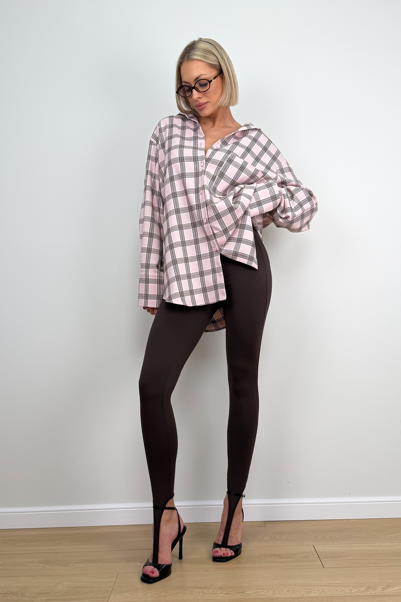 Legginsy Brązowe Gini 3