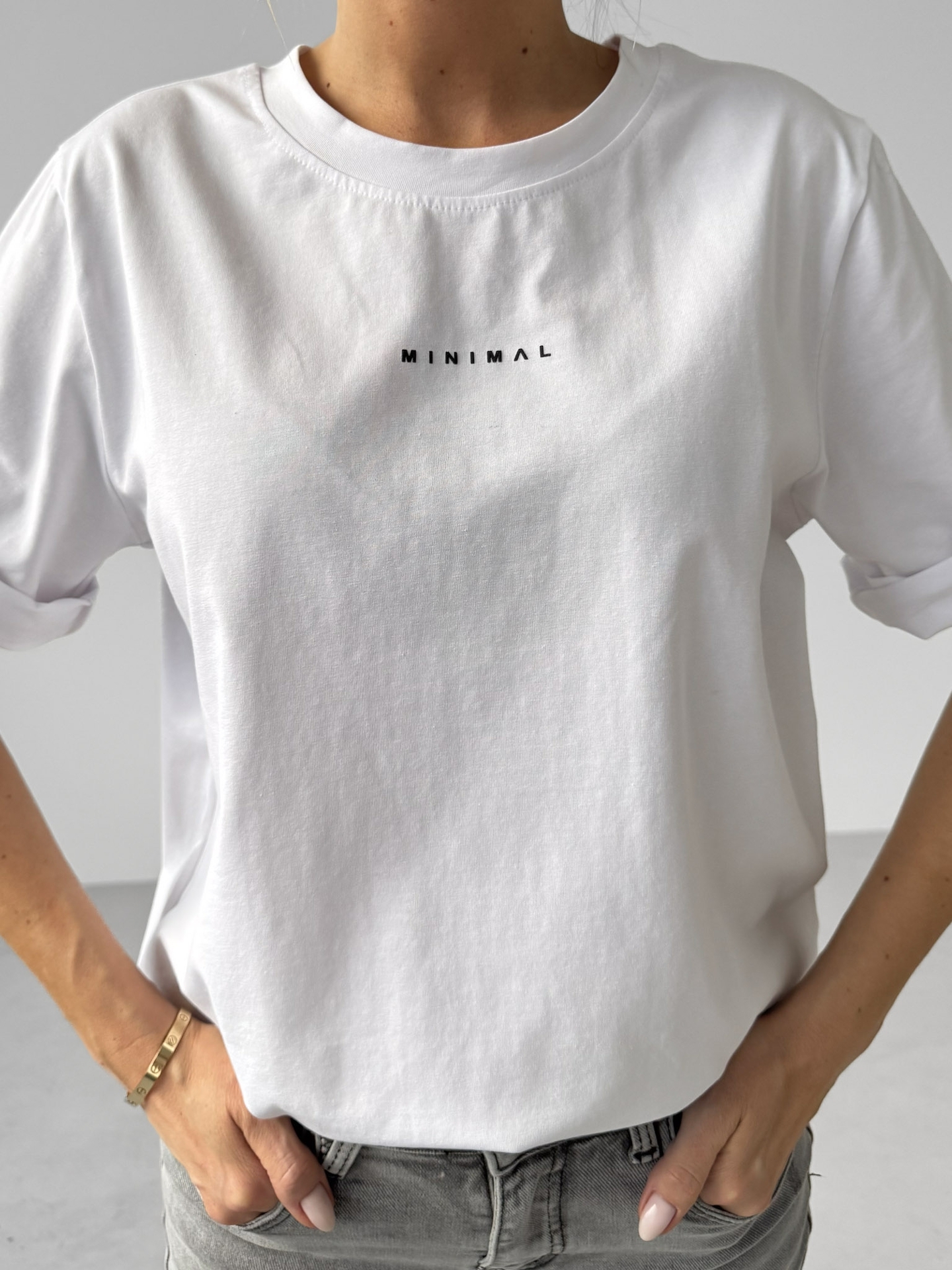 T-shirt Minimal White