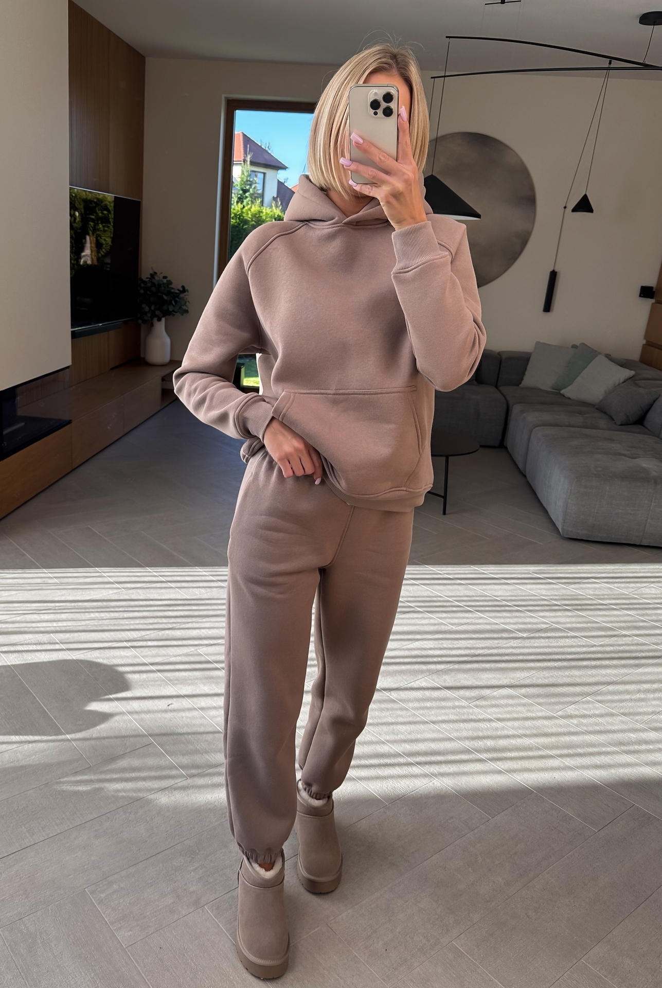 Komplet Ocieplany Taupe Snugly 3