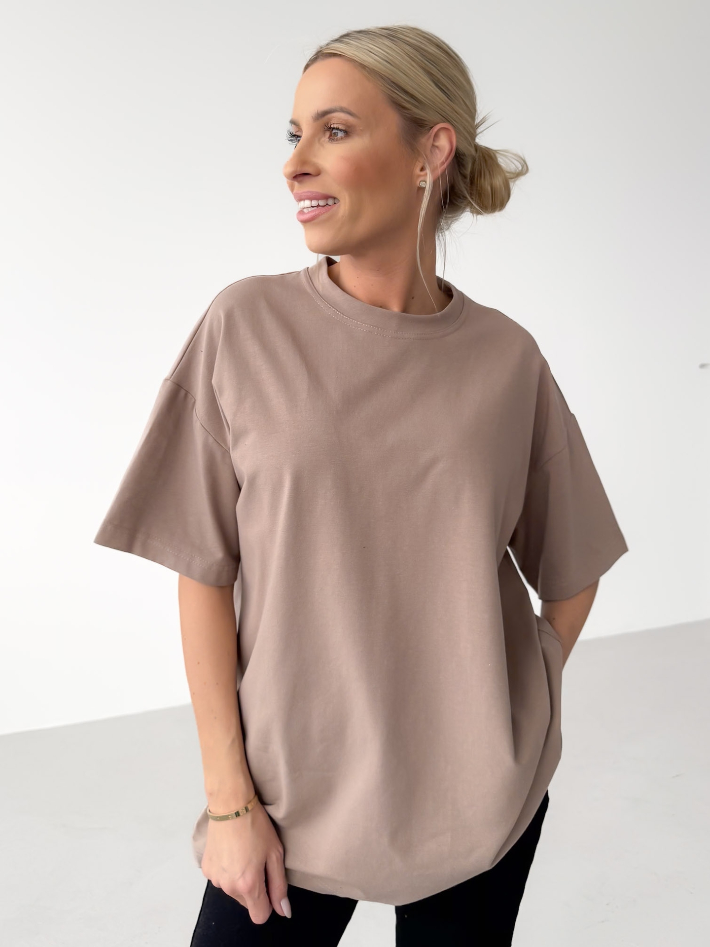T-shirt Oversize Taupe