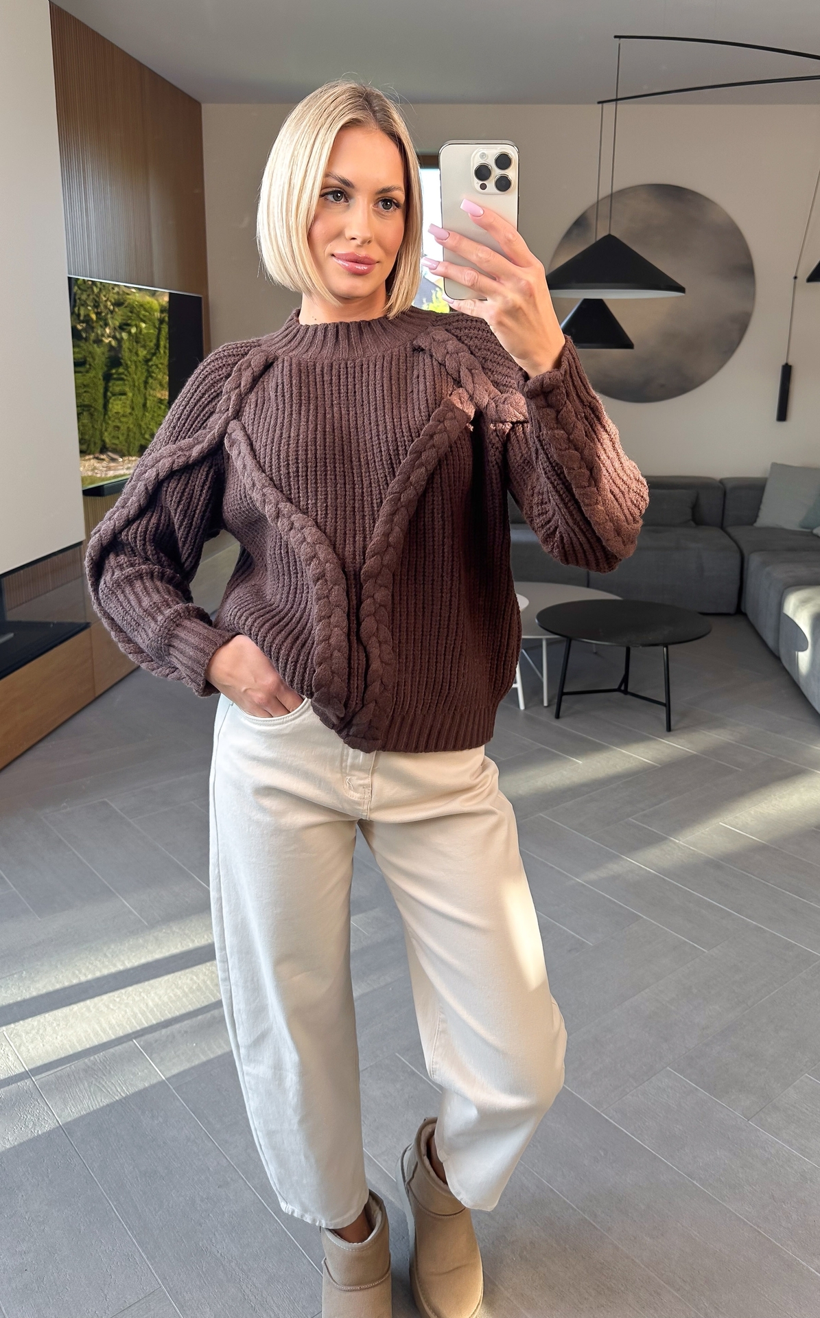 Sweter Brązowy Nod 1