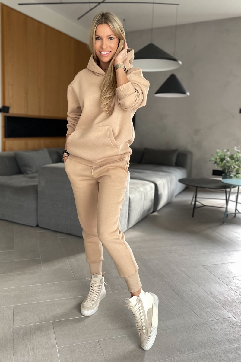 Komplet Hoodie Camel