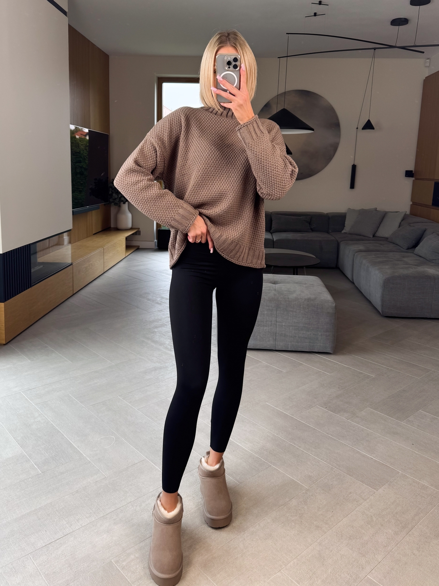 Sweter Taupe Tirano 3