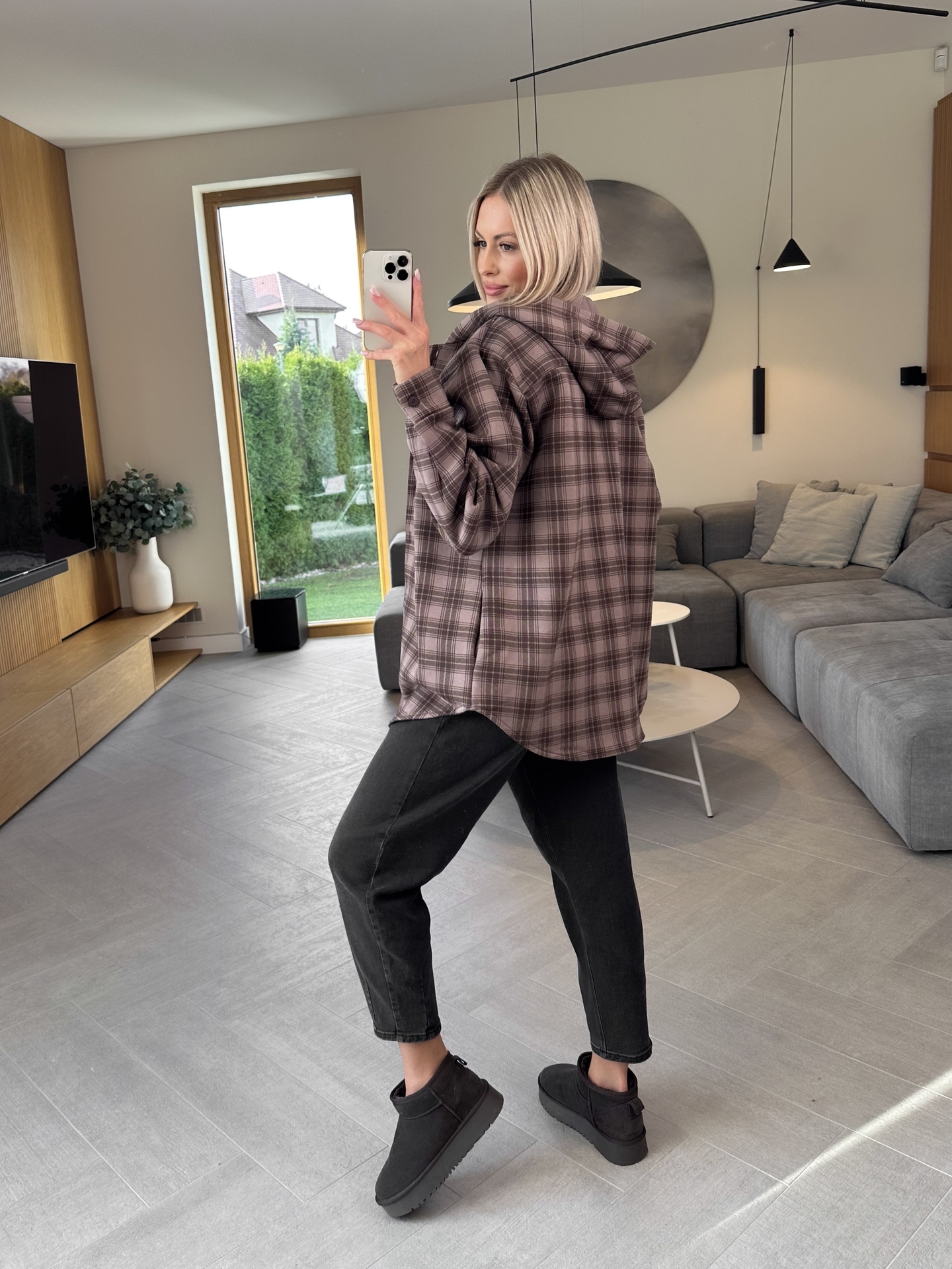 Bluza Brązowa z Kapturem Lina 3