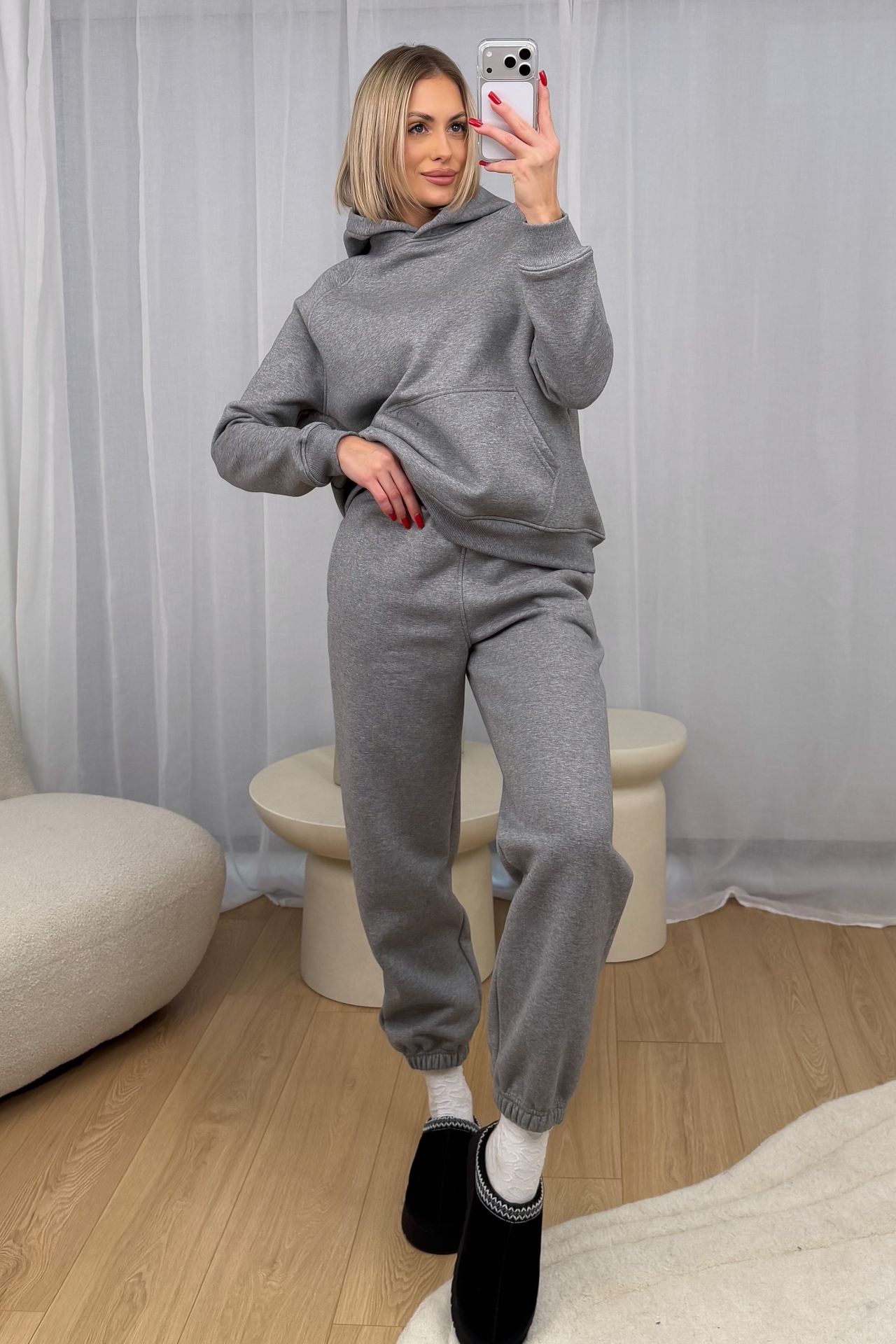 Komplet Ocieplany Ciemny Melanż Snugly 2