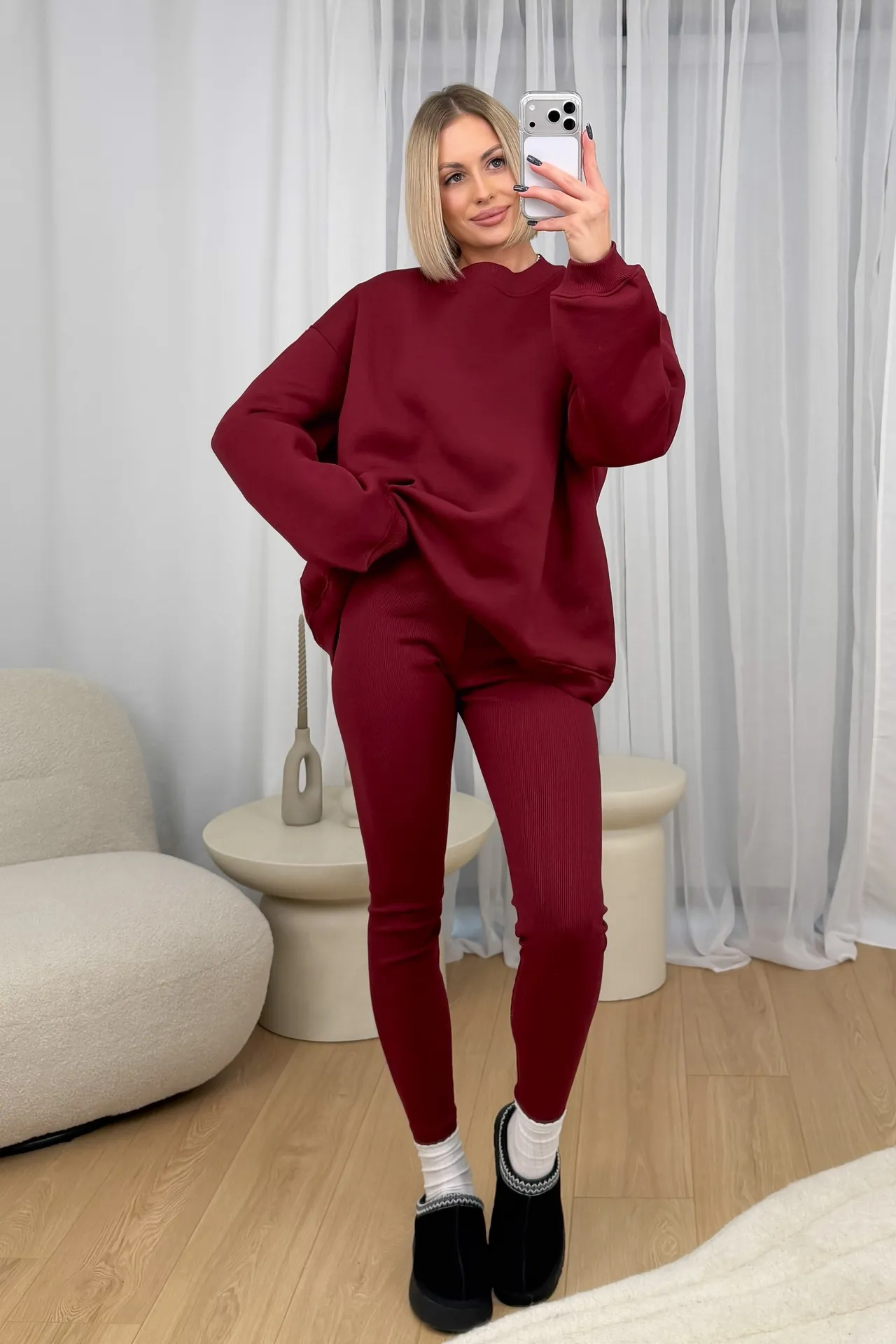 Komplet Ocieplany Bordowy Epic 3