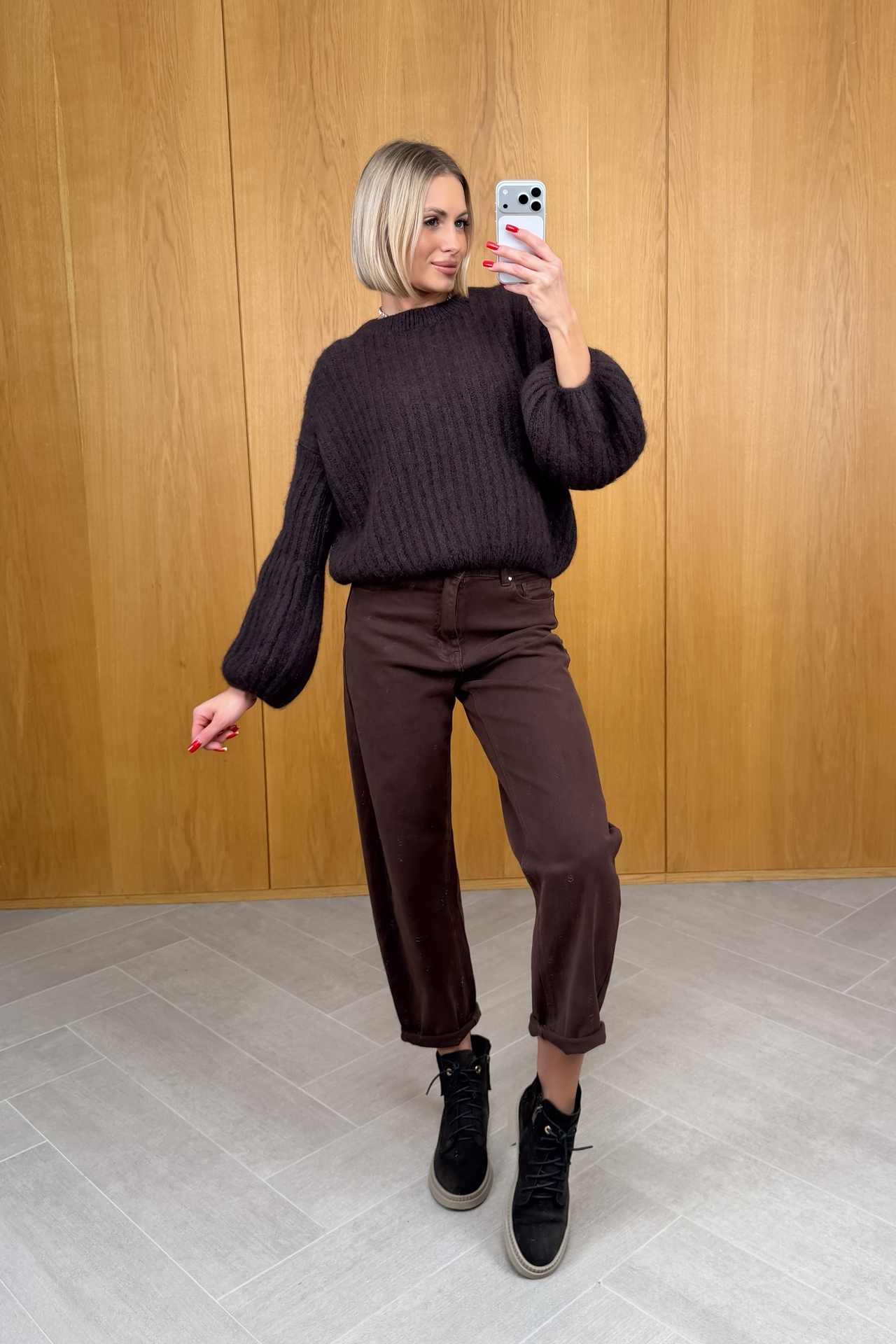 Sweter Brązowy Enni 3