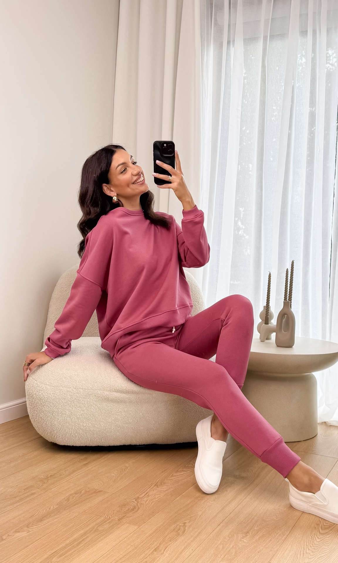 Comfy Komplet Light Malinowy 3