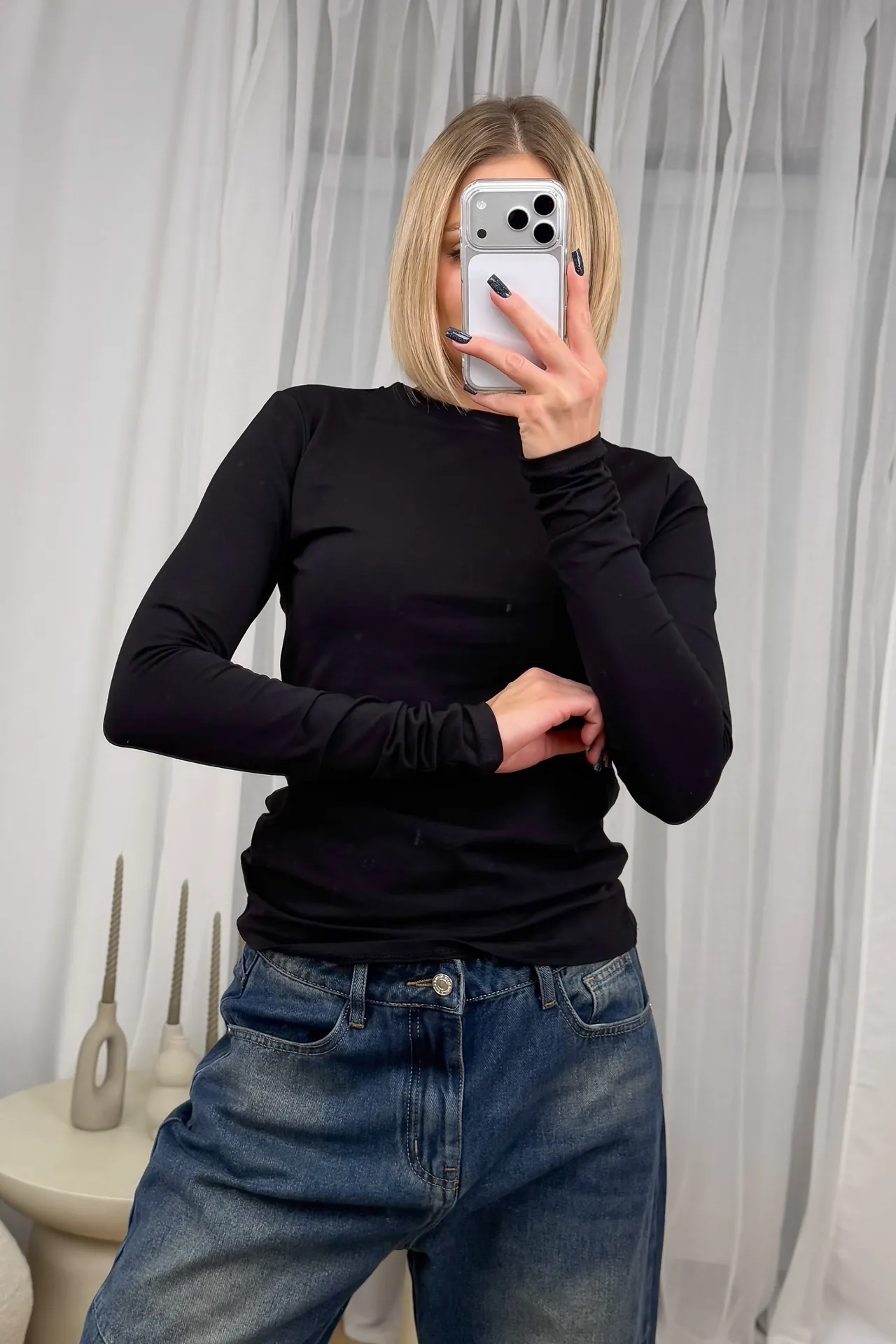 Bluzka Basic Black 1