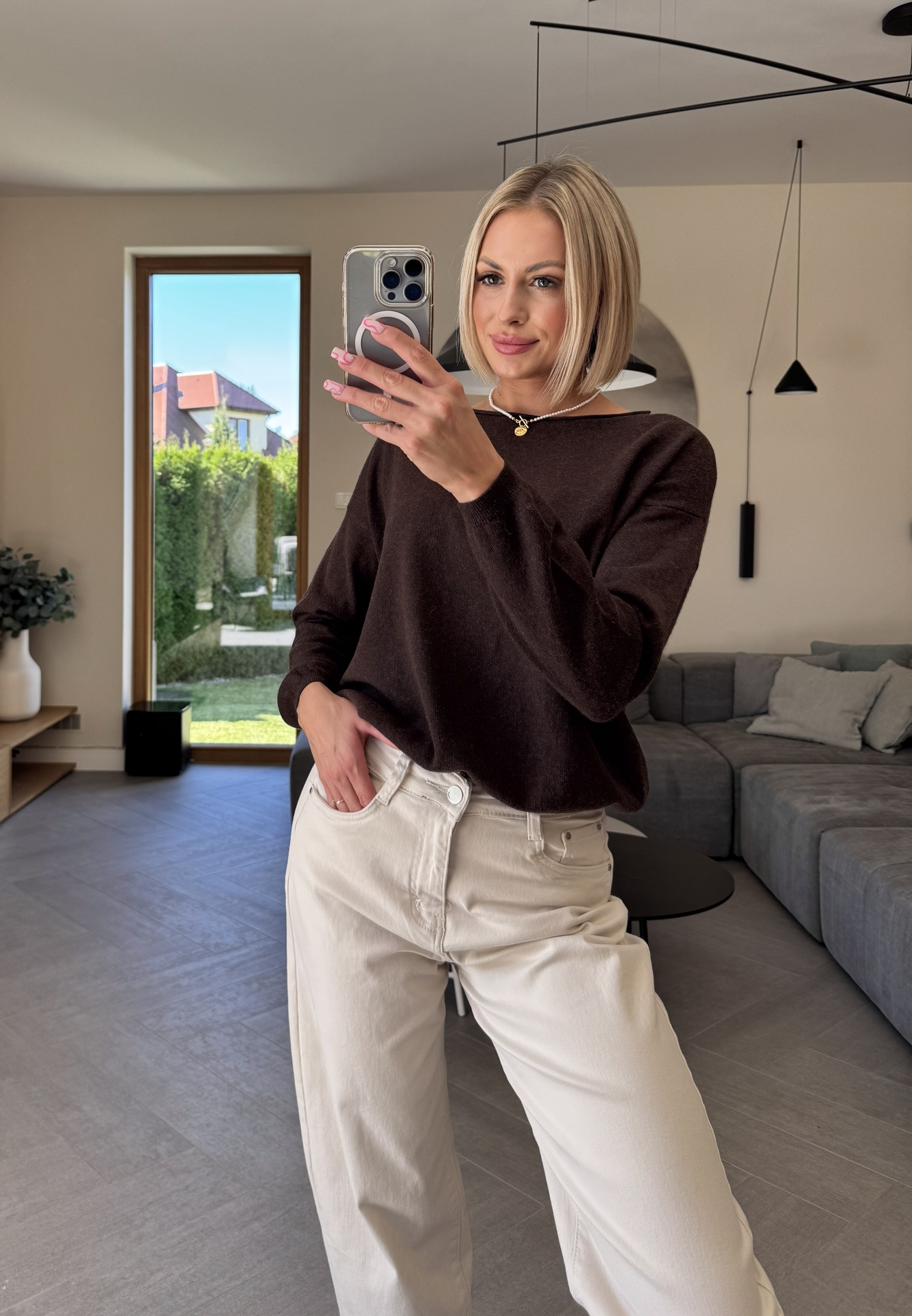 Sweter Brązowy Misto 4